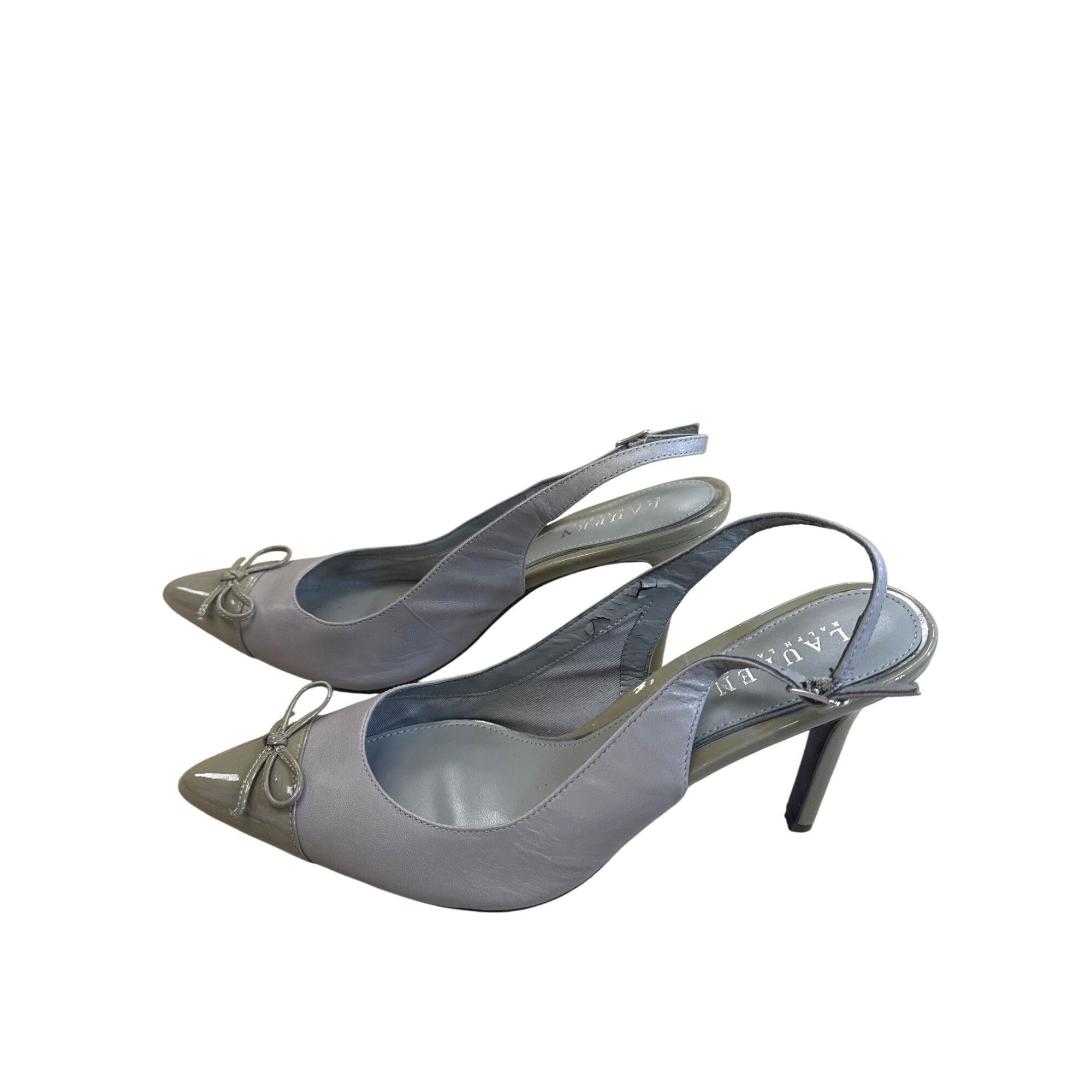 Lauren Ralph Lauren Lauren Ralph Lauren Womens Gray-Green Heels Size 9.5B SKU 82 Size US 9.5 / IT 39.5 - 4 Thumbnail