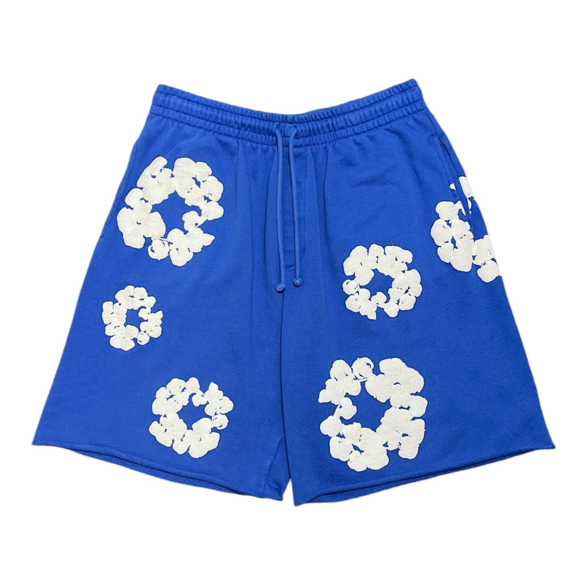 DENIM TEARS The Cotton Wreath Sweat Shorts Royal Blue Grailed