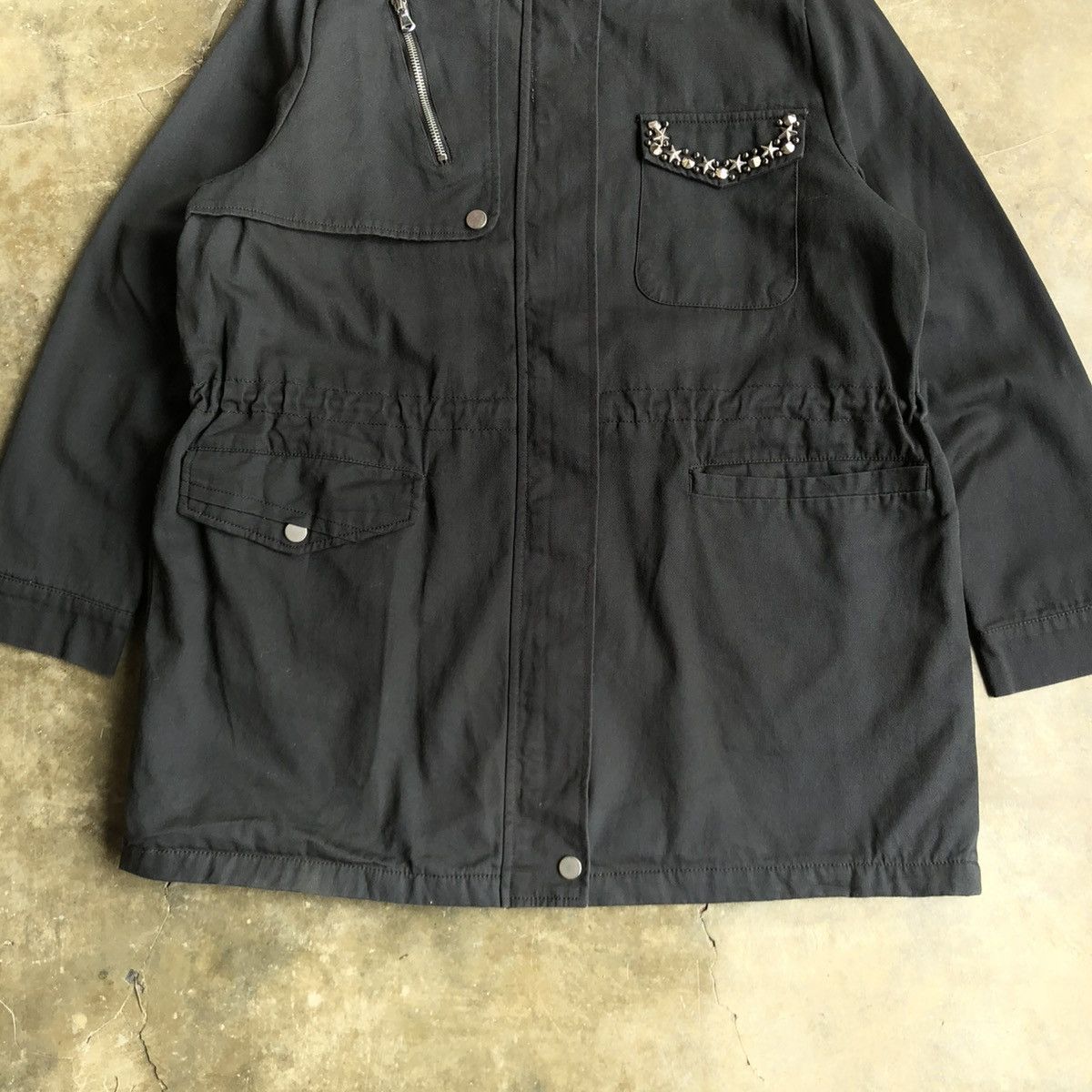 Hysteric Glamour 2000s Yetts Studded Pocket Jacket Black Lgb Goa Style Size US XL / EU 56 / 4 - 11 Thumbnail