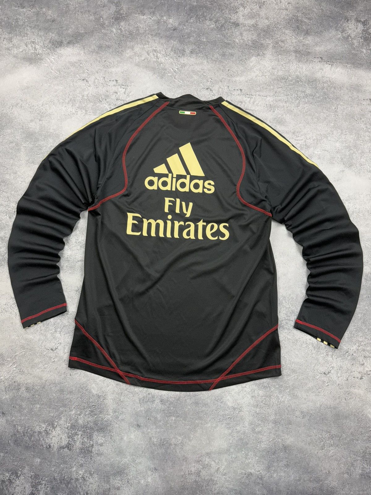 Adidas Vintage Adidas AC Milan Training Top Long Sleeve Jersey Size US L / EU 52-54 / 3 - 19 Thumbnail