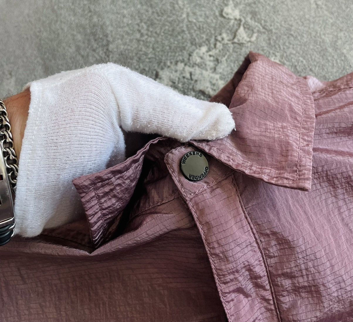 Weekend Offender Weekend Offender Usman Overshirt Smock Foxglove Men’s Jacket Size US L / EU 52-54 / 3 - 13 Thumbnail