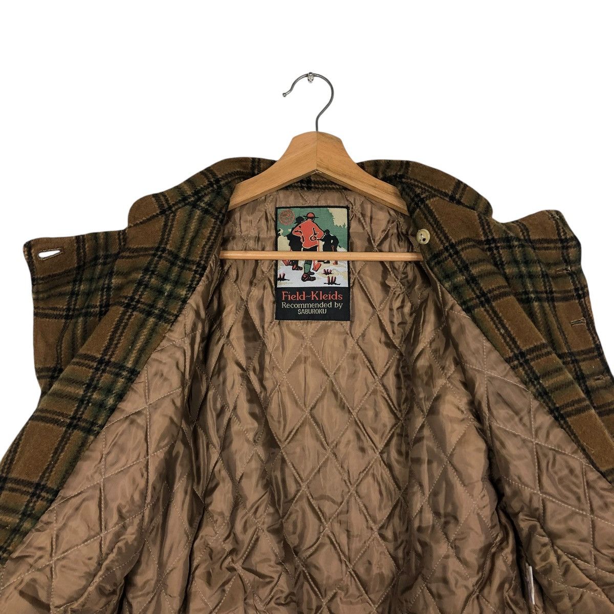 Japanese Brand 🔥VINTAGE CROPPED WOOL BIKER JACKET SABUROKU TARTAN DESIGN Size US M / EU 48-50 / 2 - 17 Thumbnail
