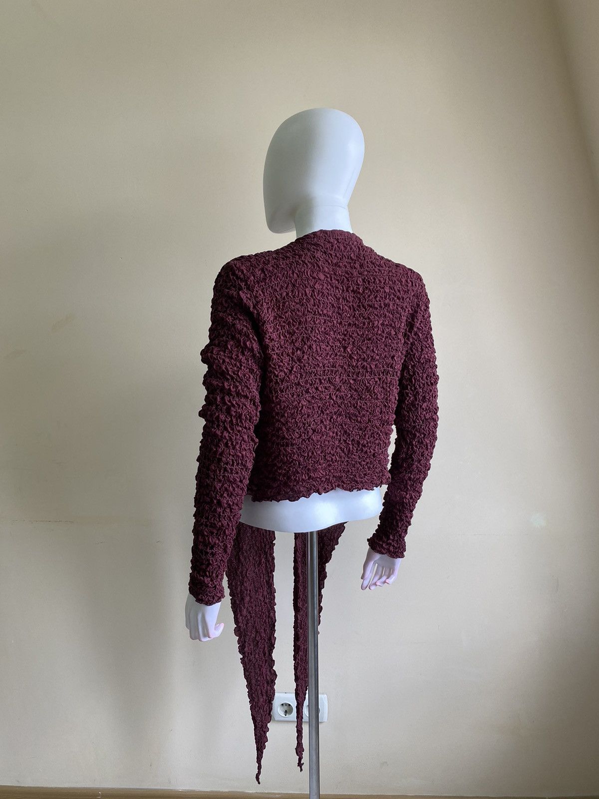 Other Grizas Womens Long Sleeve Wrinkled Designer Cardigan Size XS Size XS / US 0-2 / IT 36-38 - 7 Thumbnail