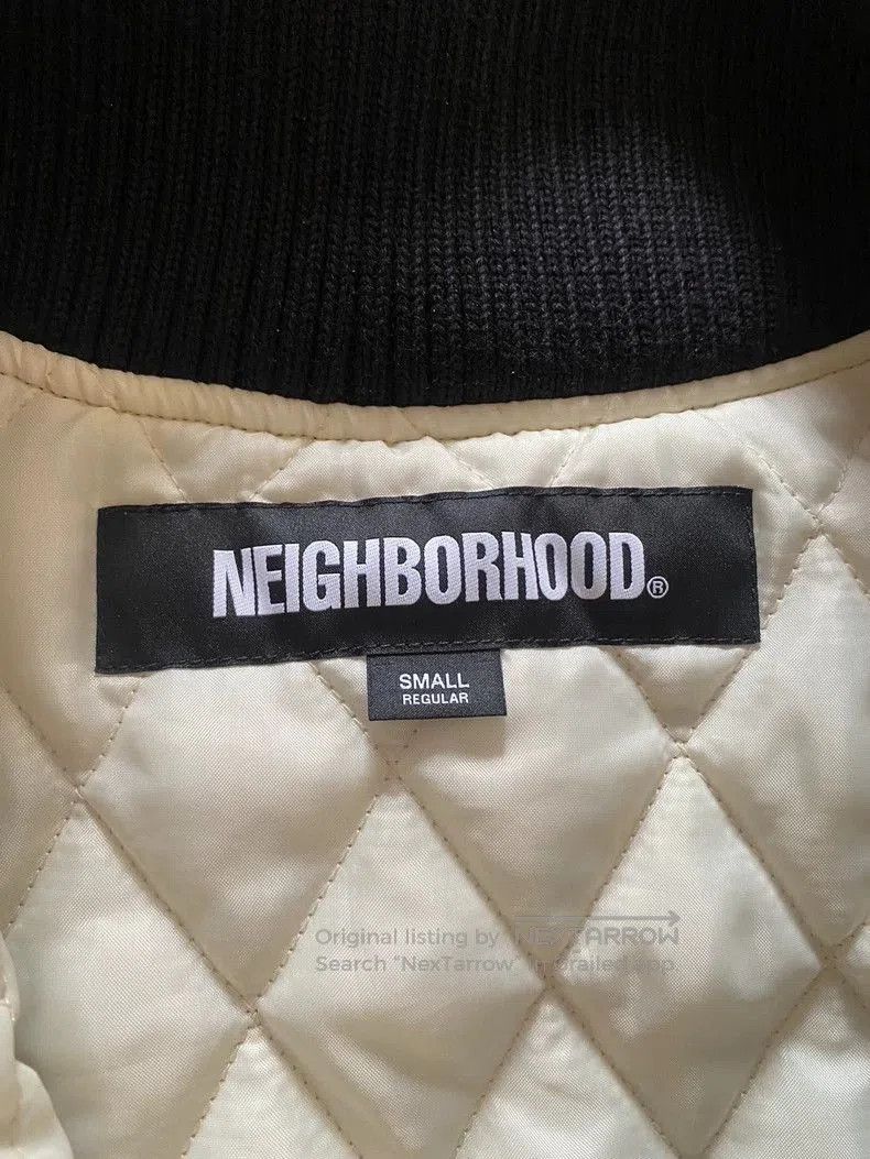 Neighborhood Neighborhood Digital Print Leather Bomber Jacket . Size US S / EU 44-46 / 1 - 6 Thumbnail