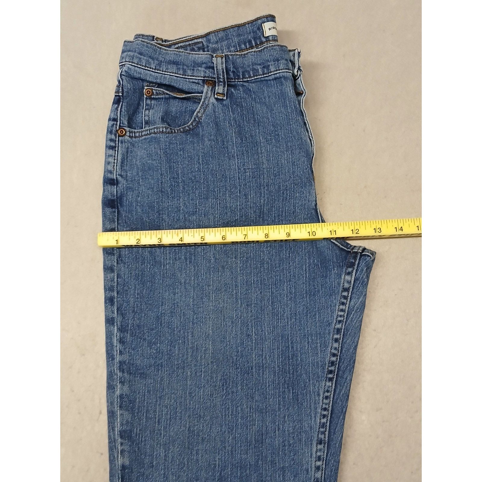 Other Ryders (14P) women's Relaxed Straight Leg Blue Denim Jeans Size 36" / US 14 / IT 50 - 5 Thumbnail