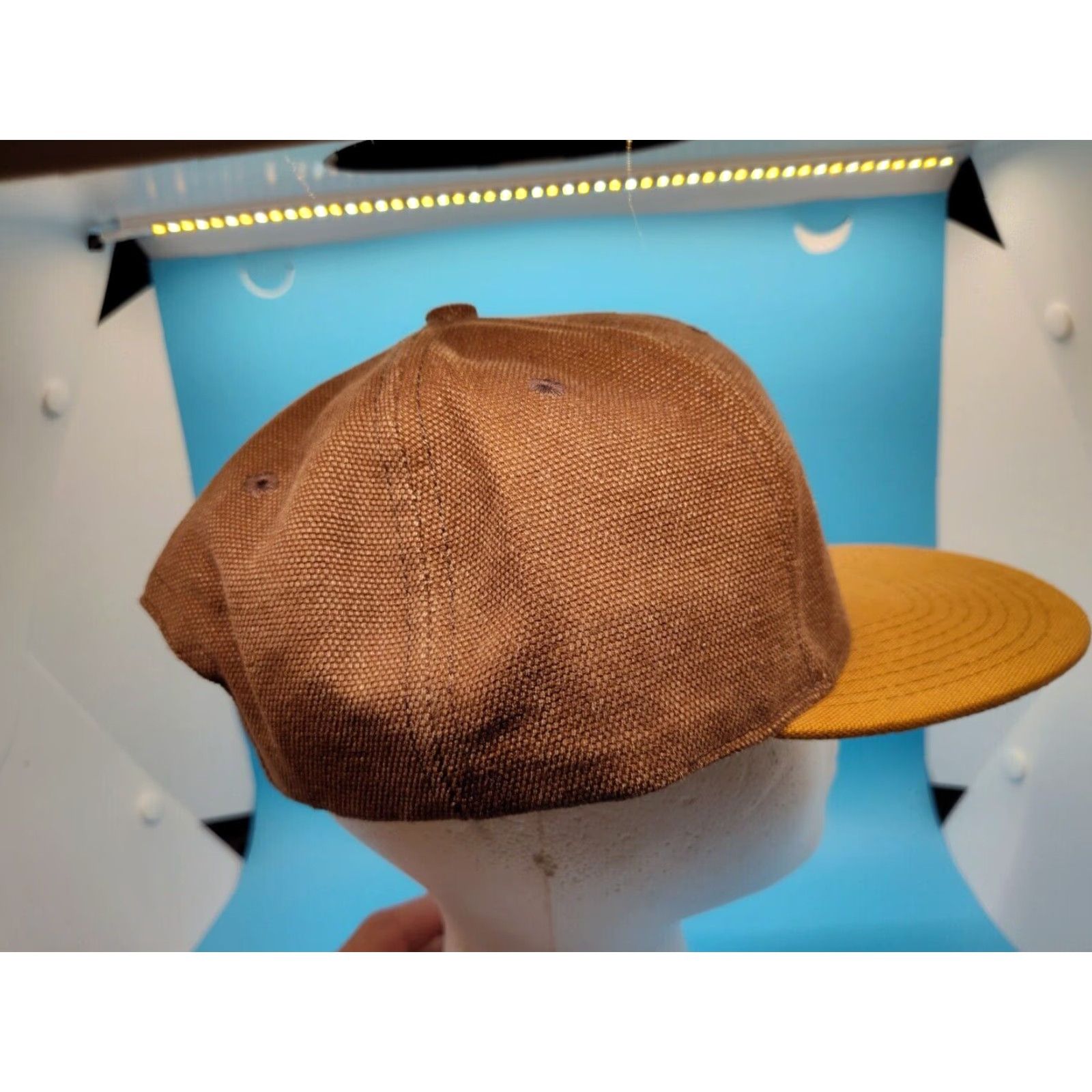 Dickies VINTAGE Dickies Men Snapback Hat 75th Anniversary Limited Edition USA Brown Canvas One Size Adjustable Rare Size ONE SIZE - 7 Thumbnail
