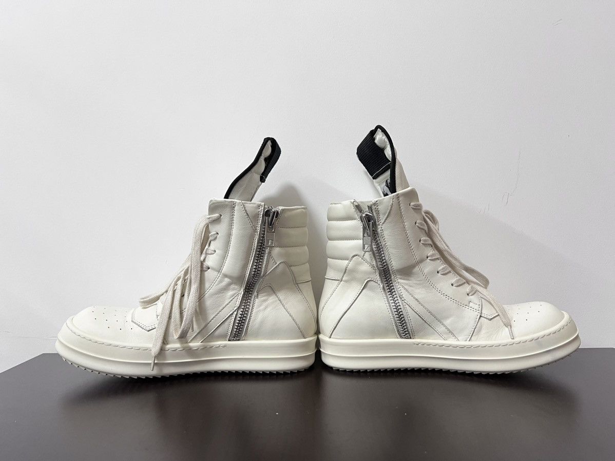 Rick Owens Rick owens geobasket black/milk sz 36 Size US 6 / IT 36 - 6 Thumbnail
