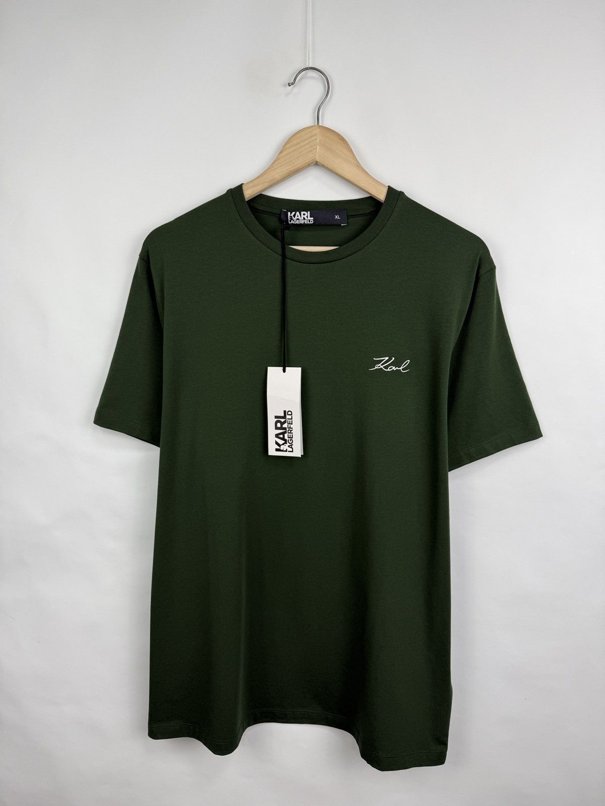 Karl Lagerfeld 🇫🇷 New❗️Karl Lagerfeld Classic Luxury T-Shirt Rare Size US XL / EU 56 / 4 - 3 Thumbnail