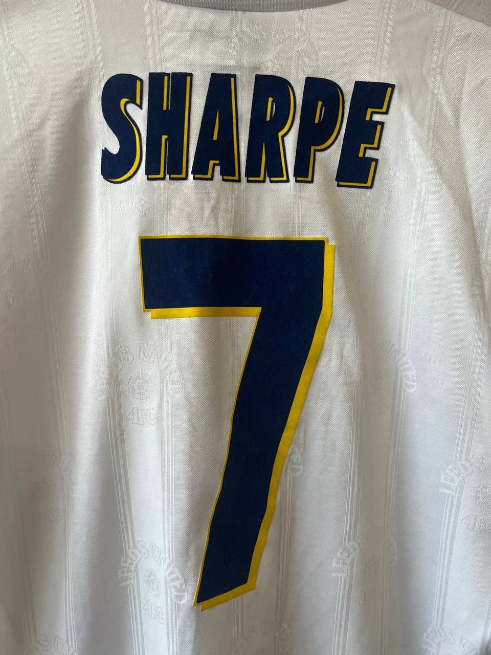 Puma 1996/98 LEEDS UNITED #7 SHARPE HOME SOCCER JERSEY SHIRT M Size US M / EU 48-50 / 2 - 17 Thumbnail