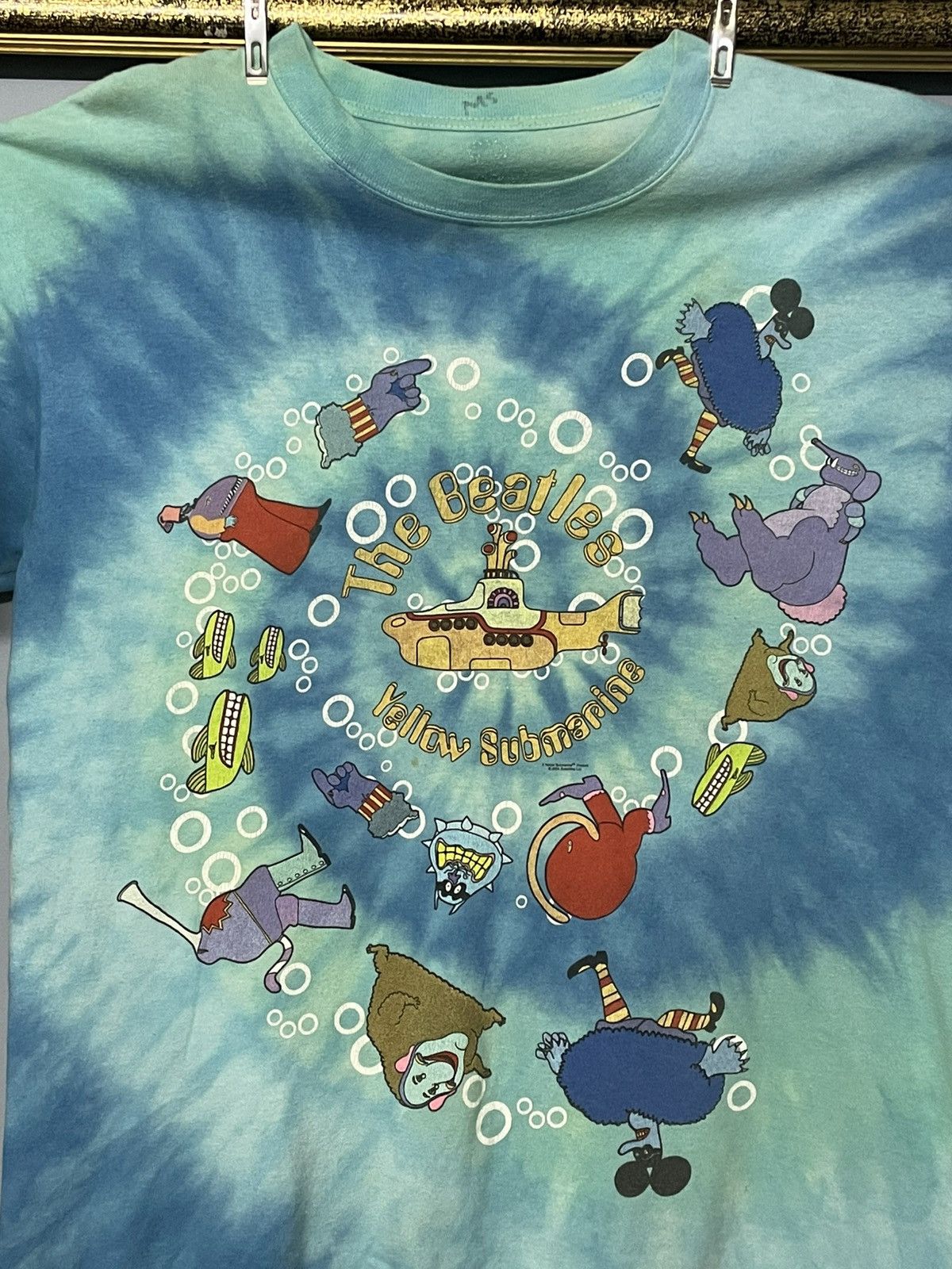 Vintage Vintage The Beatles Yellow Submarine Tie Dye Music Tee Size US M / EU 48-50 / 2 - 3 Thumbnail