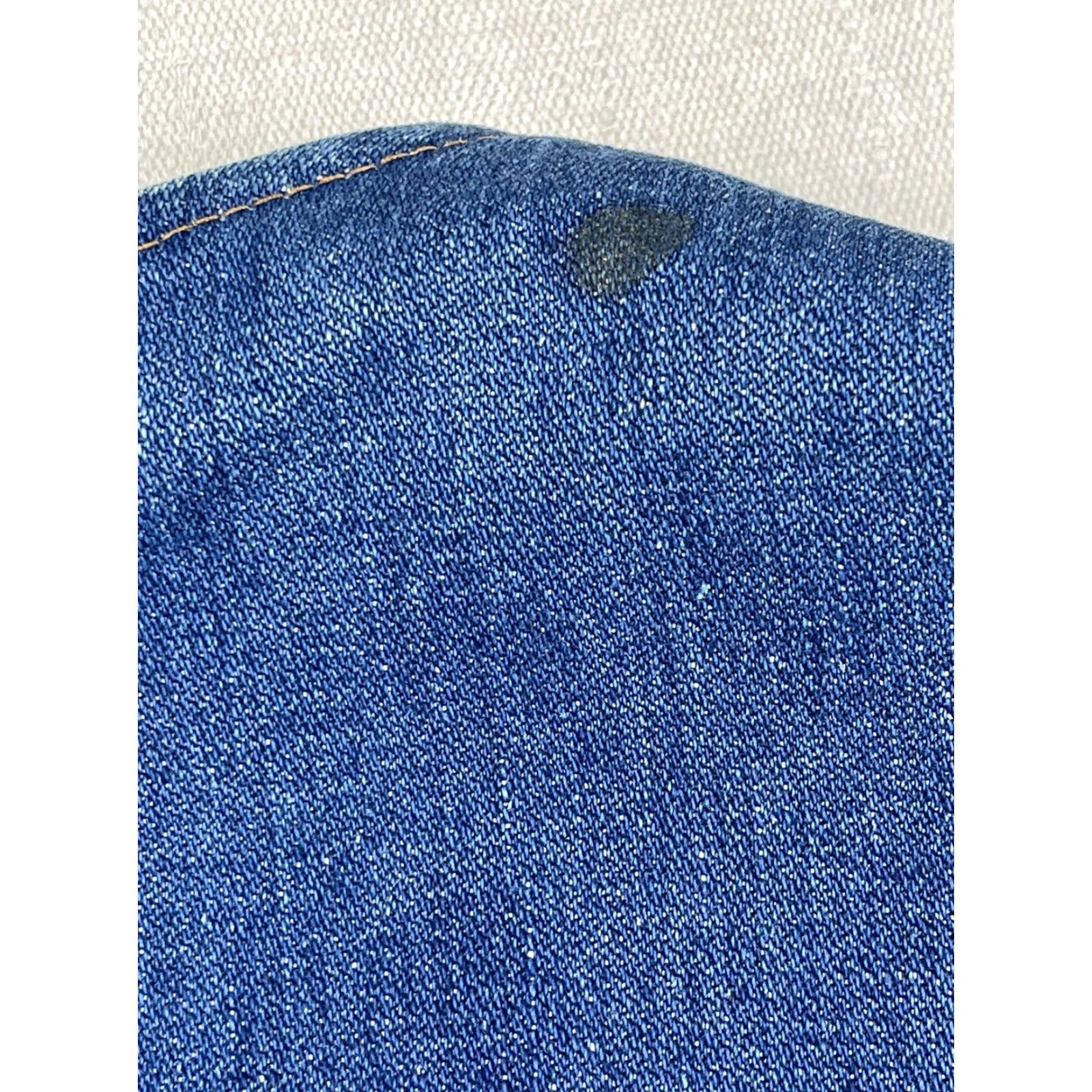Wrangler VINTAGE Wrangler Denim Jean Vest Blue Sz L USA Sanforized Sherpa Lined 70s 80s Size US 33 - 4 Thumbnail