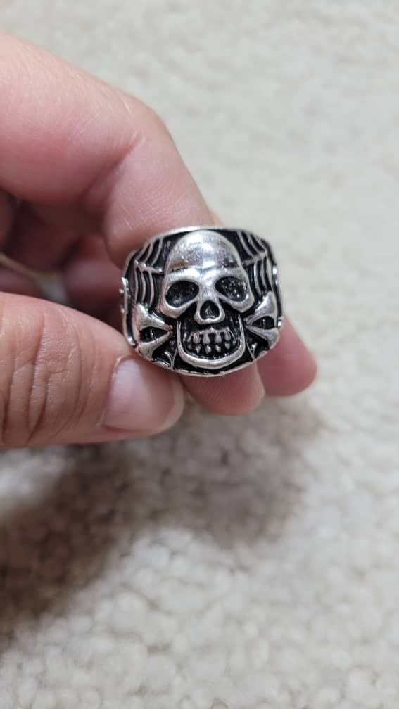 Japanese Brand × Scully × Vintage Skull Ring Bondage Punk Style 💀 Size ONE SIZE - 1 Thumbnail