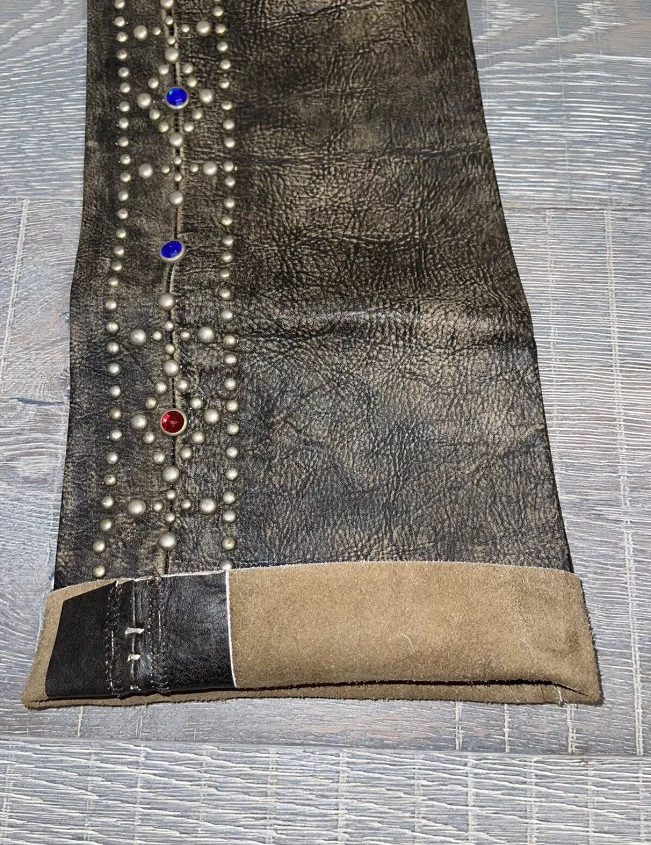RRL Ralph Lauren Rare Vintage 2008 RRL Ralph Lauren Western Leather Size US 28 / EU 44 - 4 Thumbnail