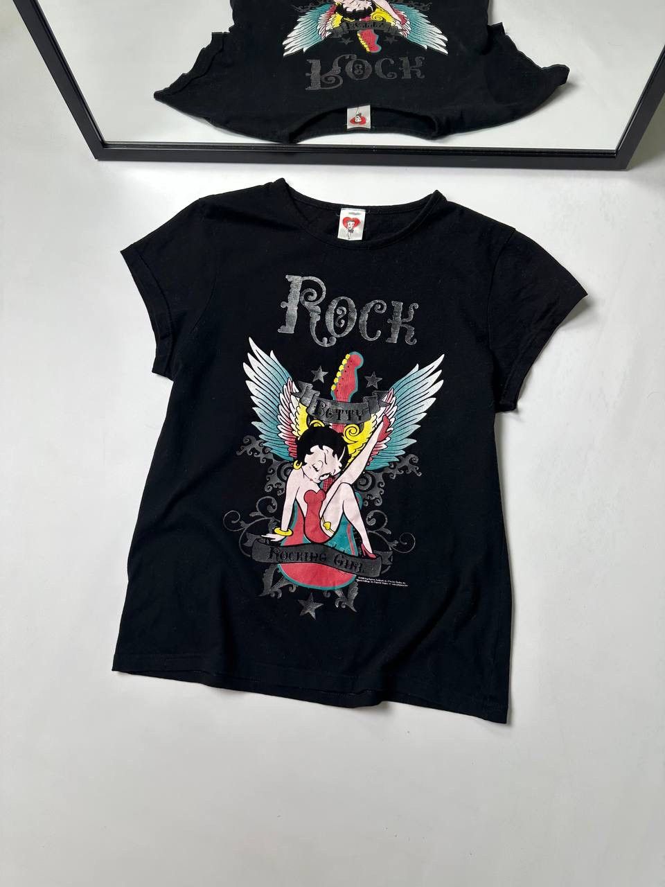 Vintage 🔥Vintage 00s Betty Boop Ed Hardy Vibe Rock T Shirt Size M / US 6-8 / IT 42-44 - 1 Thumbnail