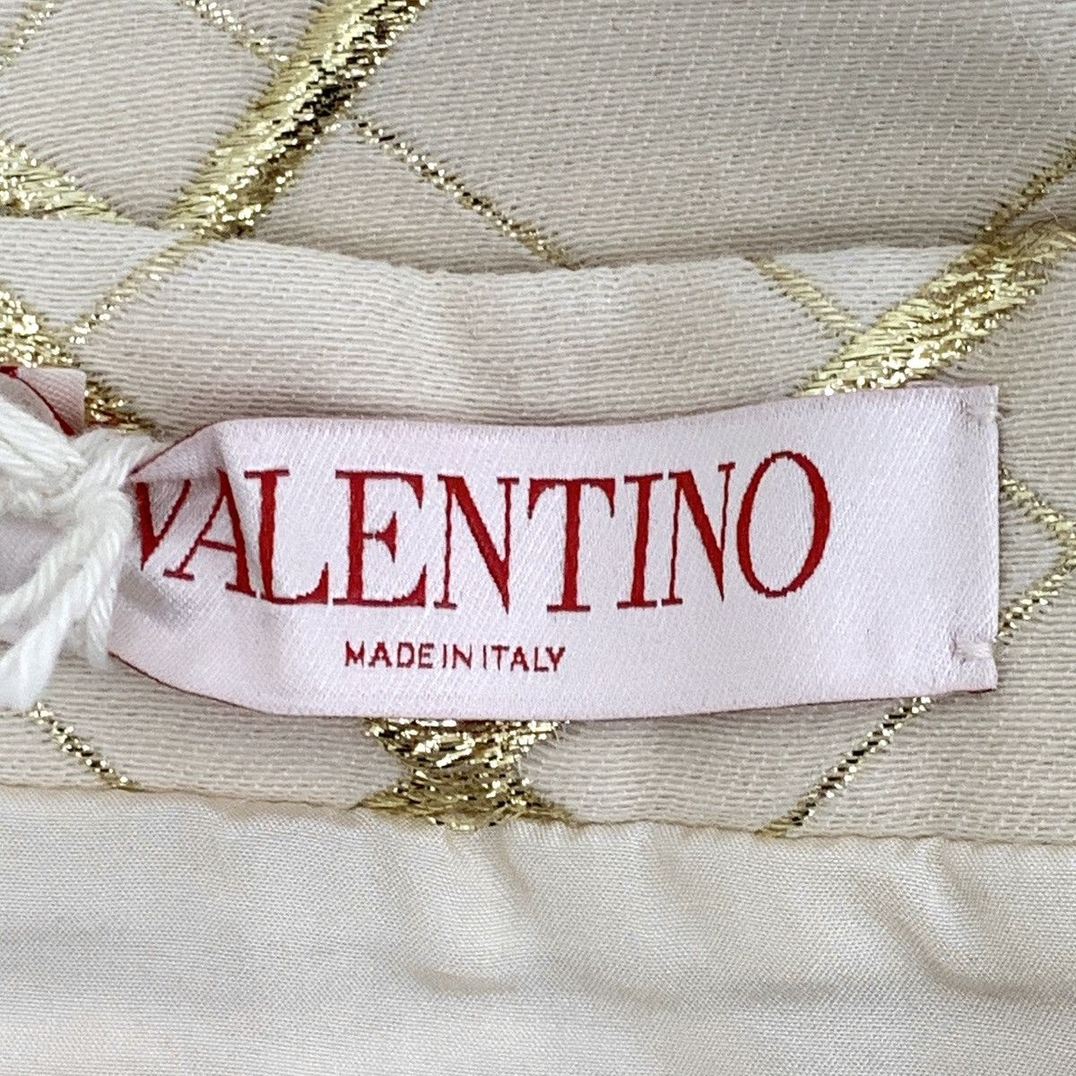 Valentino Valentino Checked Gold Thread Wool Casual Mini Skirt K26WX Size 28" / US 6 / IT 42 - 5 Thumbnail