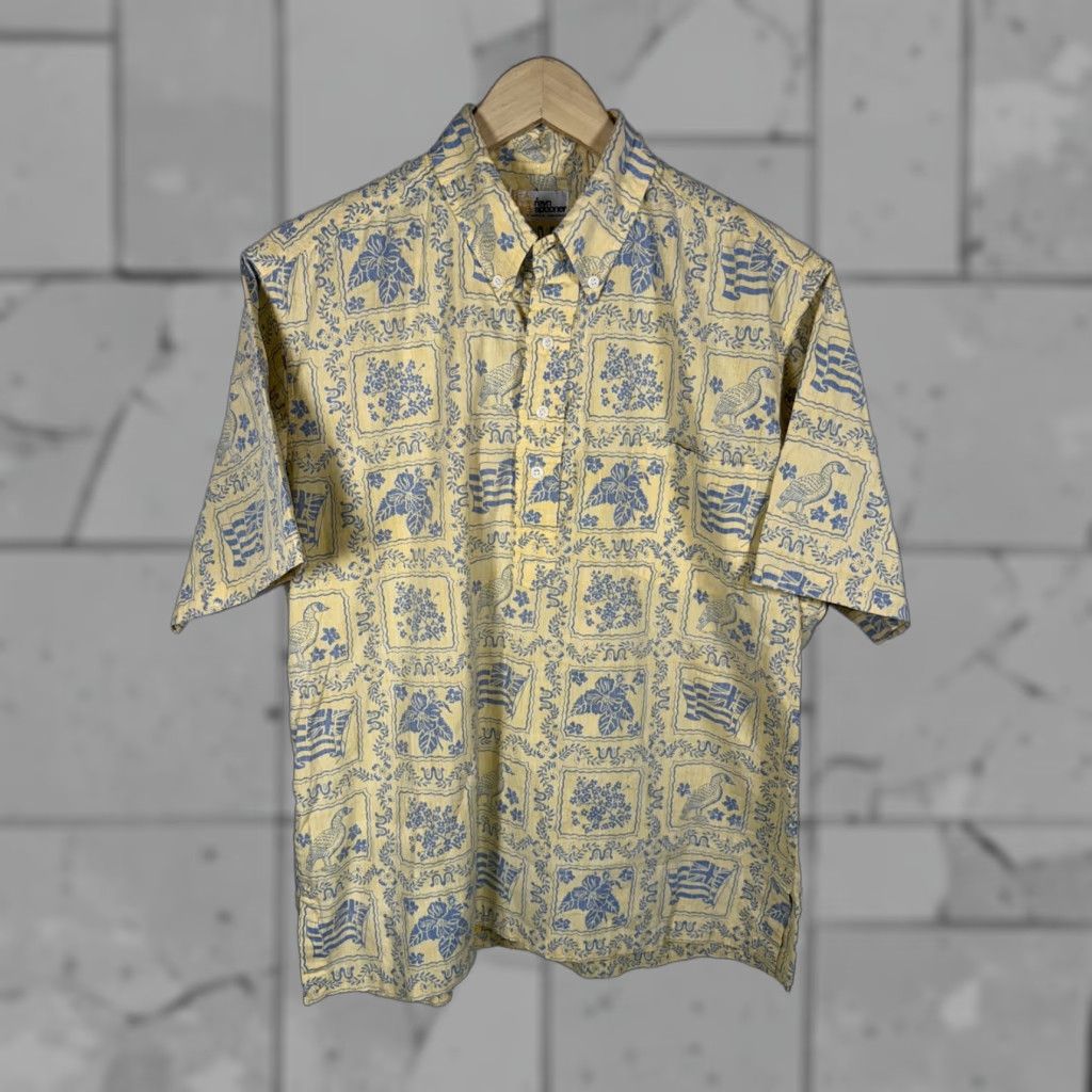 Reyn Spooner VINTAGE Reyn Spooner Yellow Short Sleeve Button-Up Hawaiian Shirt M Mens Size US M / EU 48-50 / 2 - 1 Thumbnail