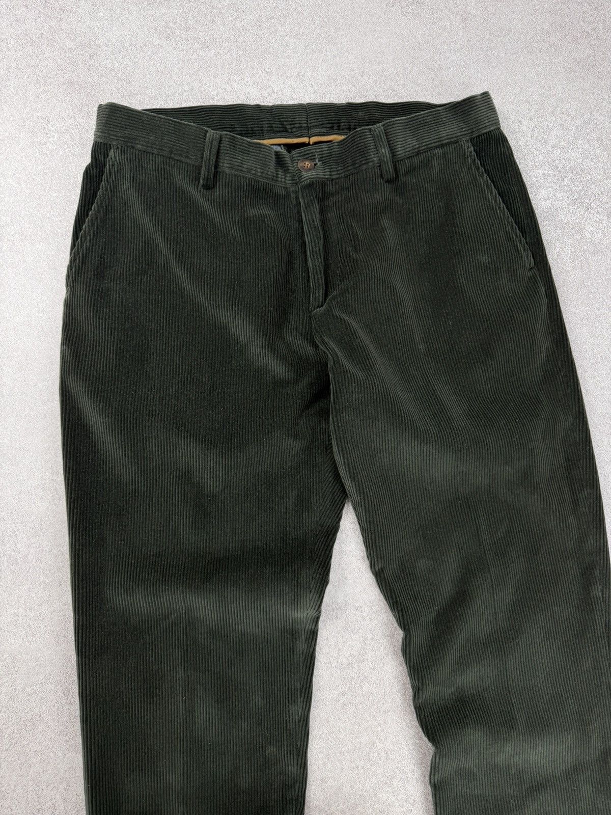 Etro Etro Men’s Corduroy Pants Dark Green Velvet Trousers Size 50 Size US 33 - 3 Thumbnail