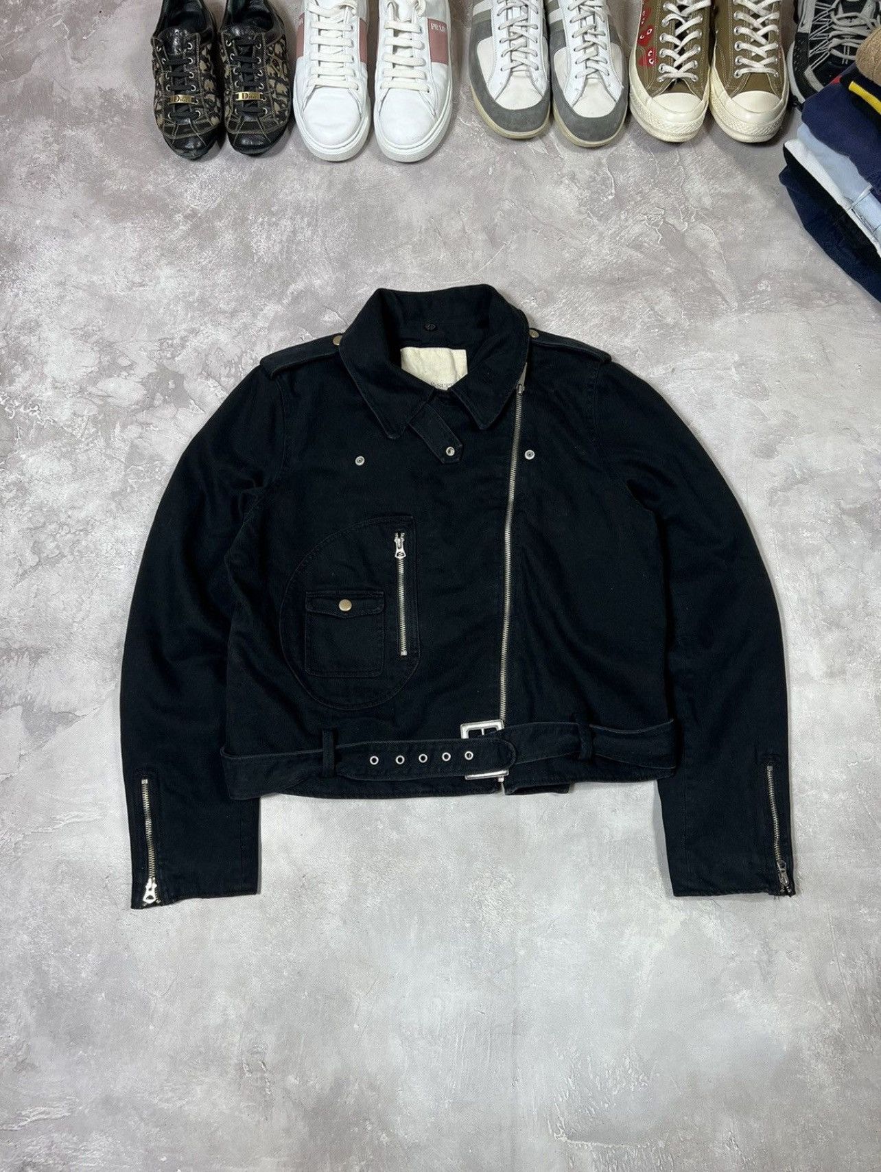 Denim & Supply Ralph Lauren × Vintage Vintage Denim Supply Ralph Lauren Biker Cropped Jacket Size XL / US 12-14 / IT 48-50 - 2 Thumbnail