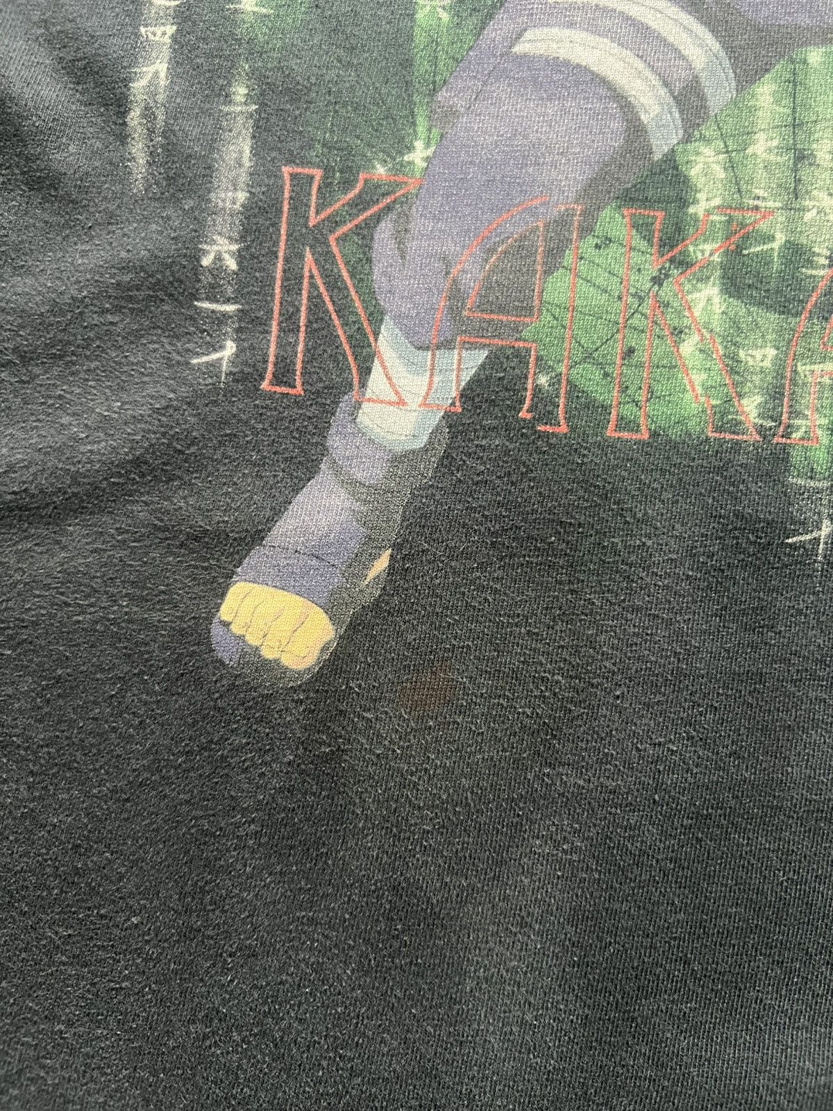 Anime KAKASI Naruto Vintage 2002 T Shirts Size US XL / EU 56 / 4 - 5 Thumbnail