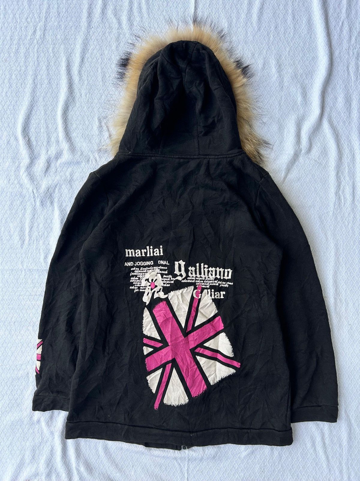 Japanese Brand Fur hoodie poem Inggris flags ifsixewasnine Size US M / EU 48-50 / 2 - 2 Thumbnail