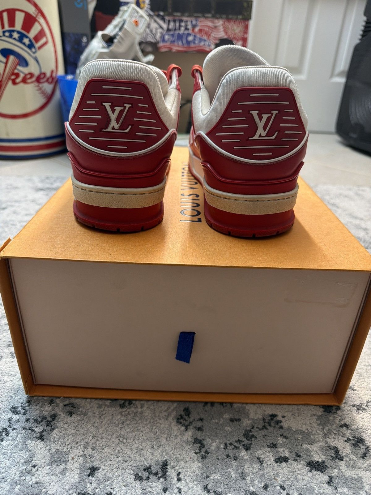 Louis Vuitton LV Product Red Trainer Size US 10 / EU 43 - 4 Thumbnail