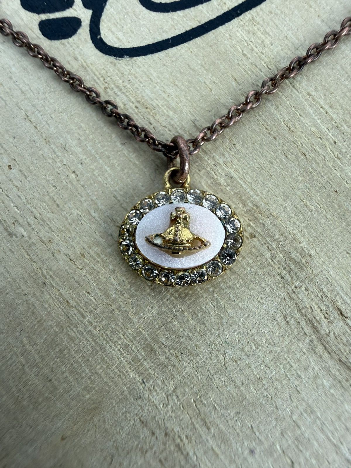 Vivienne Westwood Vivienne Westwood Giselle Marble Mini Orb Pendant Necklace Size ONE SIZE - 1 Thumbnail