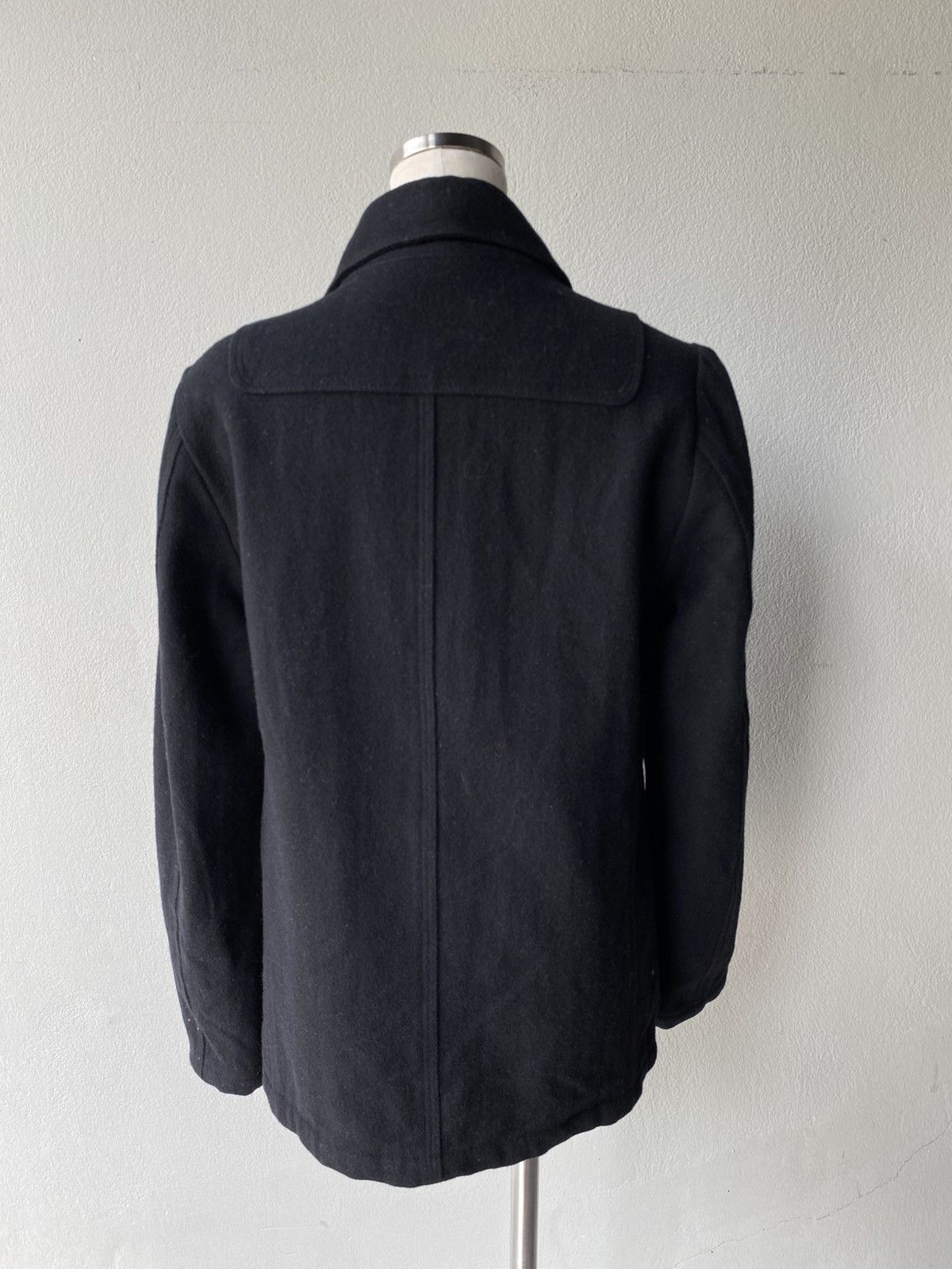 Tsumori Chisato TSUMORI CHISATO Black Double-Breasted Pea Coat Size M / US 6-8 / IT 42-44 - 2 Thumbnail