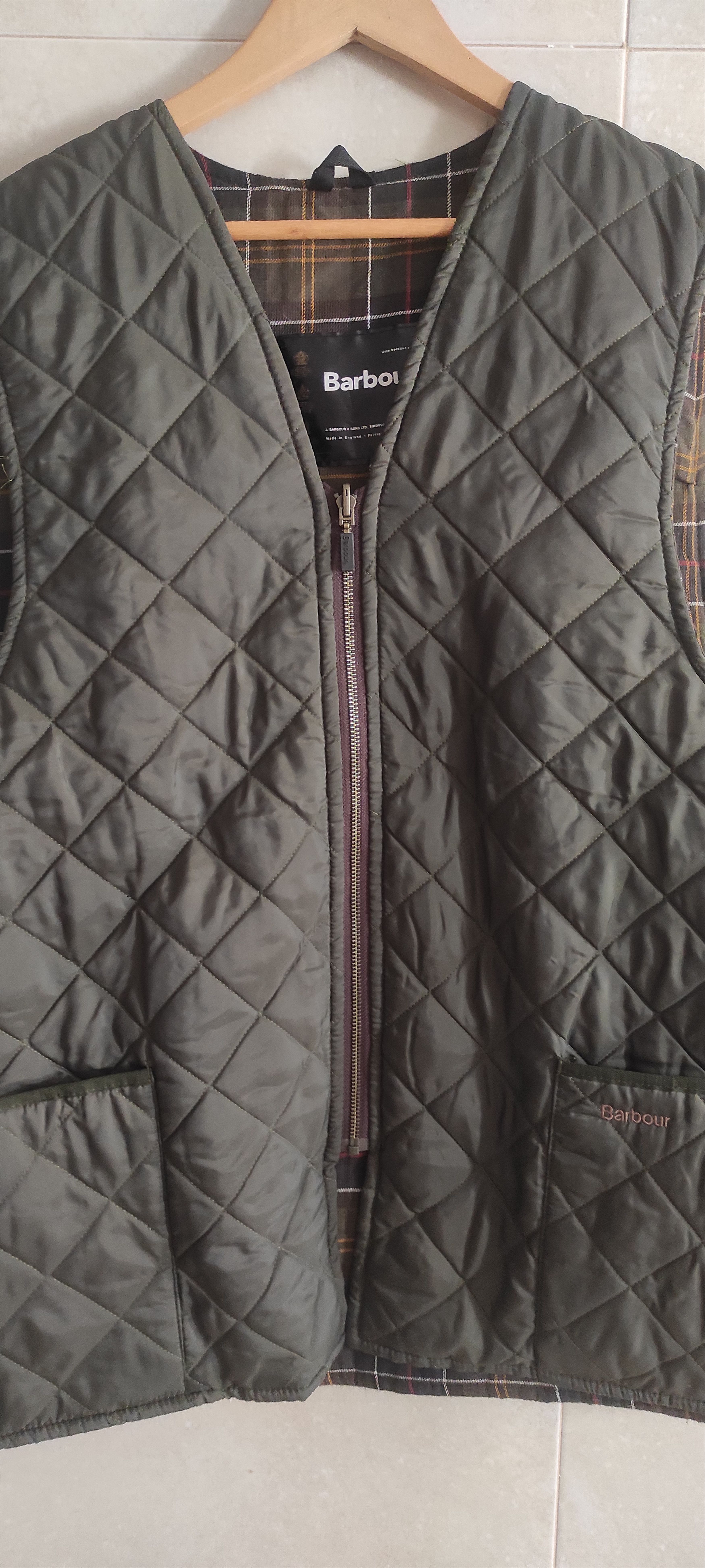 Barbour Barbour Quilted Waistcoat Vest Quilted Zip-In Liner Jacket Size US XL / EU 56 / 4 - 9 Thumbnail