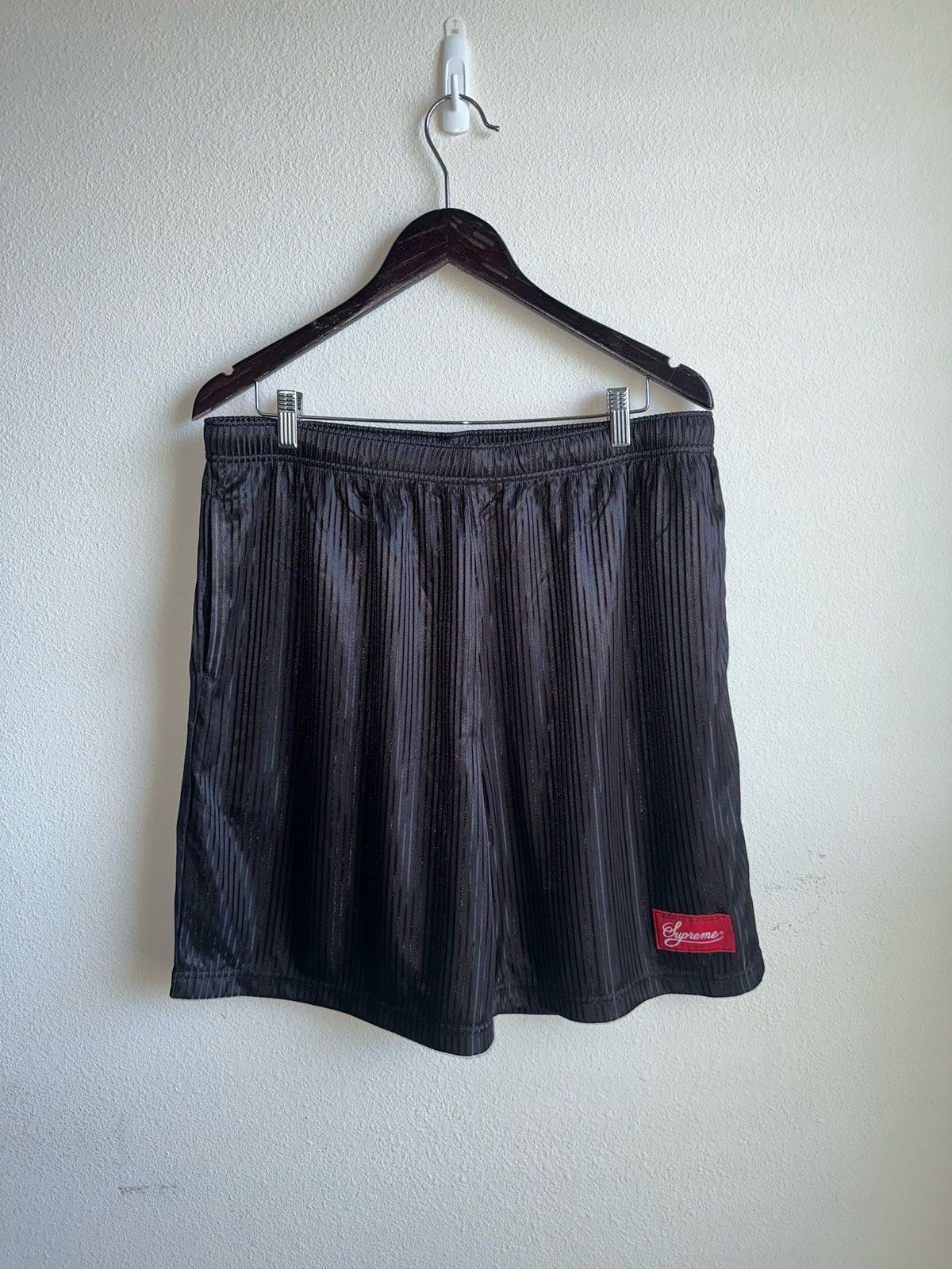 Supreme Supreme Mesh Stripe Baggy Shorts (L) | Grailed