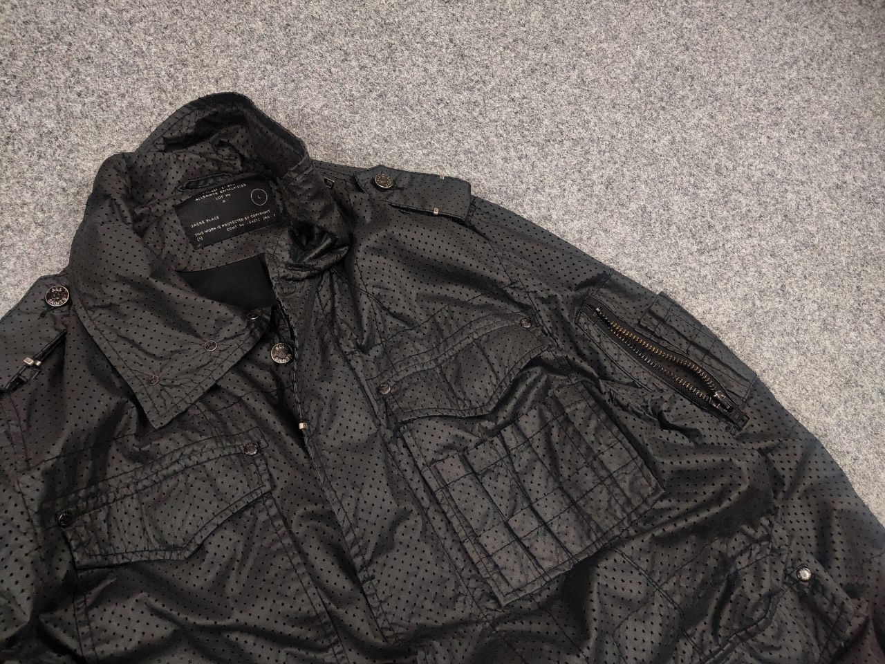 Allsaints 🔥 Vintage Allsaints AW08 Spitalfield Bracket Pocket Jacket Size US L / EU 52-54 / 3 - 5 Thumbnail