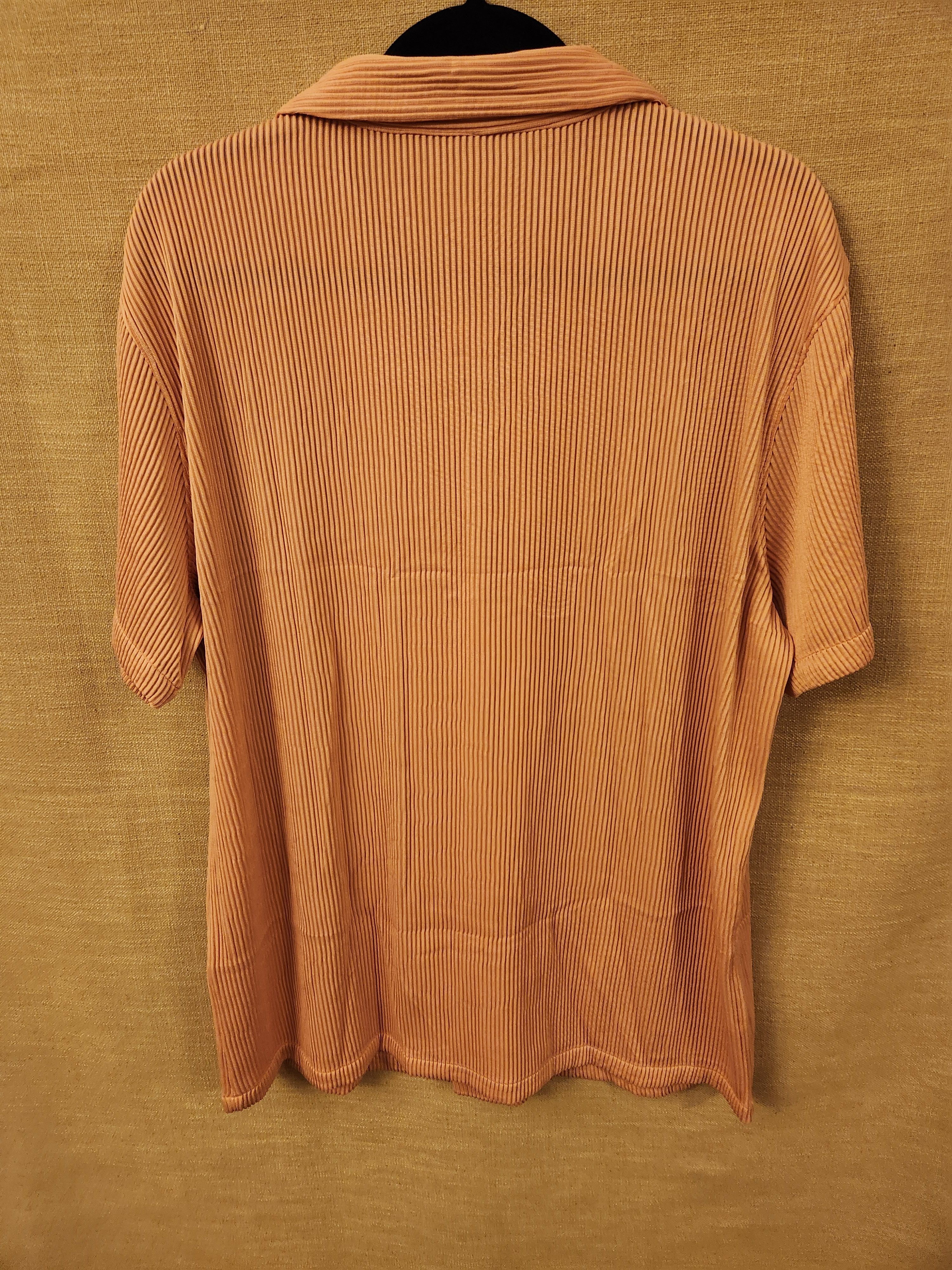 Other NWT Coofandy Ribbed Button Front Short Sleeve Shirt Size US L / EU 52-54 / 3 - 2 Thumbnail