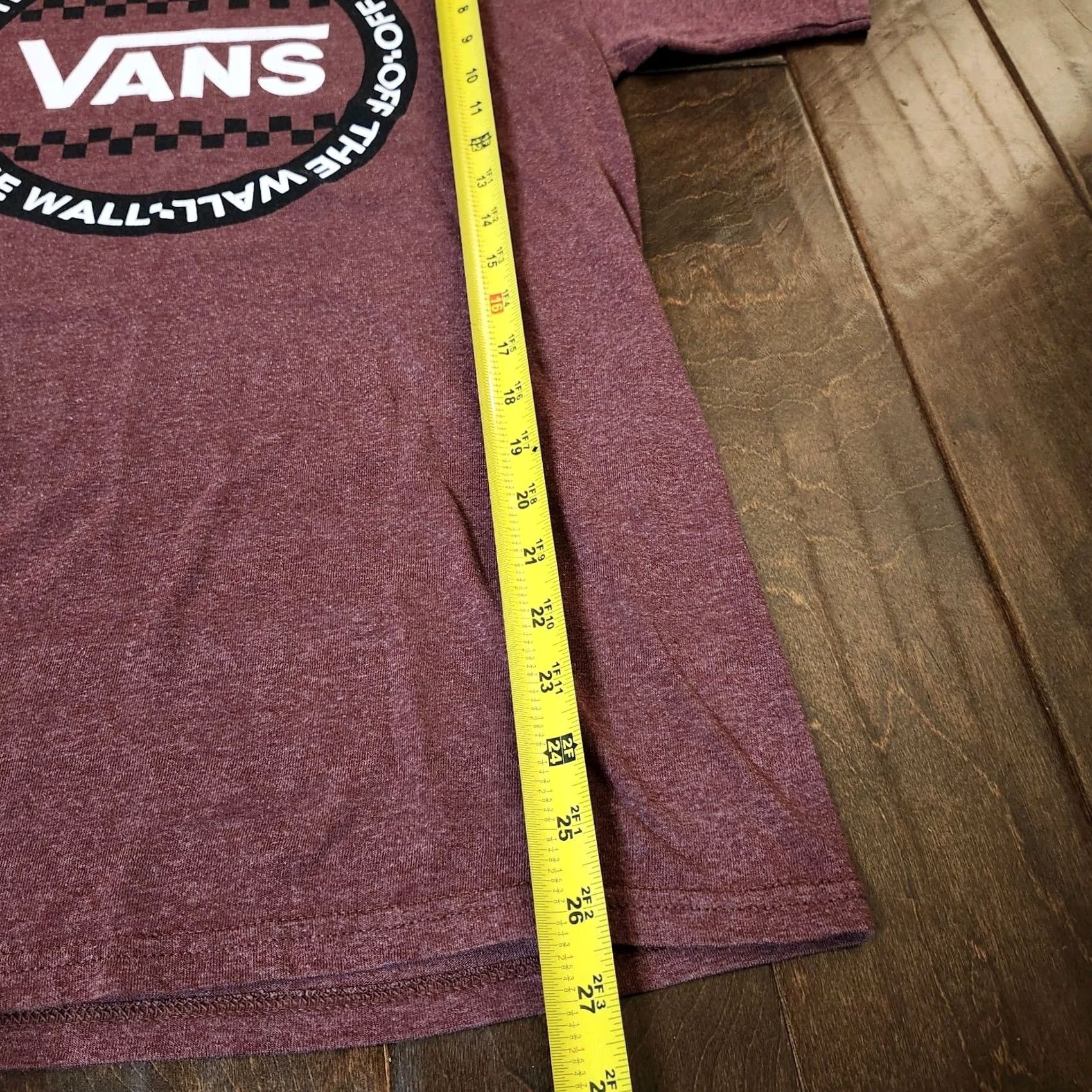 Vans VANS Retro T Shirt Men Red Short Sleeve Off the Wall Tee M Adult Regular Fit Crew Neck Graphic Logo 100% Cotton Knit Vintage: No Size US M / EU 48-50 / 2 - 7 Thumbnail