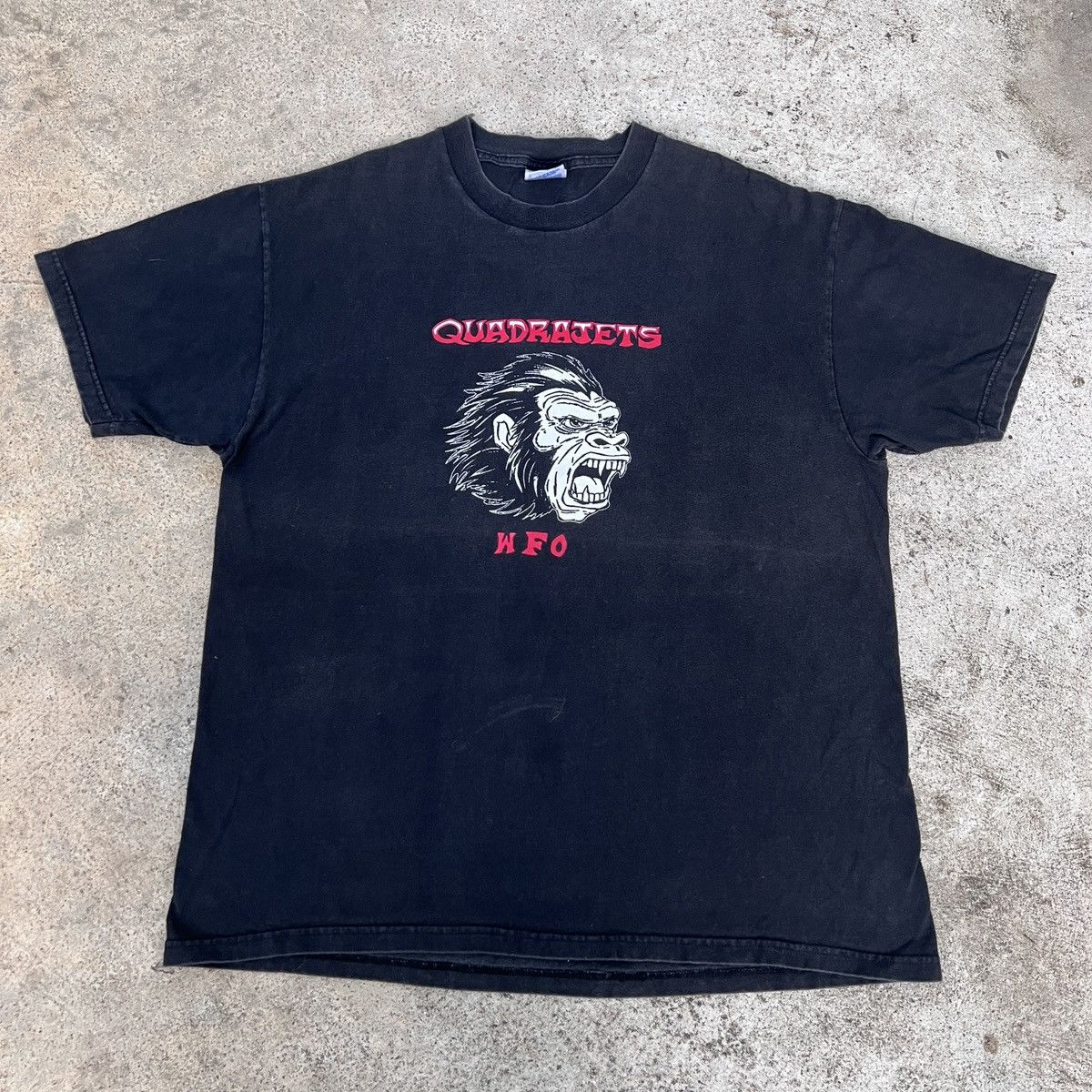 Band Tees Vintage 90s Quadrajets Faded garage punk Art by Alan Forbes Size US XL / EU 56 / 4 - 2 Thumbnail