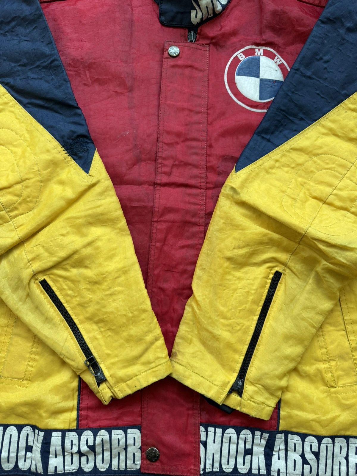 BMW VERY RARE VINTAGE JACKET BMW RACING TEAM FORMULA 1 SHOCK Size US M / EU 48-50 / 2 - 3 Thumbnail