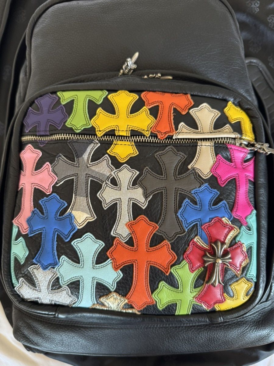 Chrome Hearts CHROME HEARTS Black Leather Backpack Size ONE SIZE - 5 Thumbnail