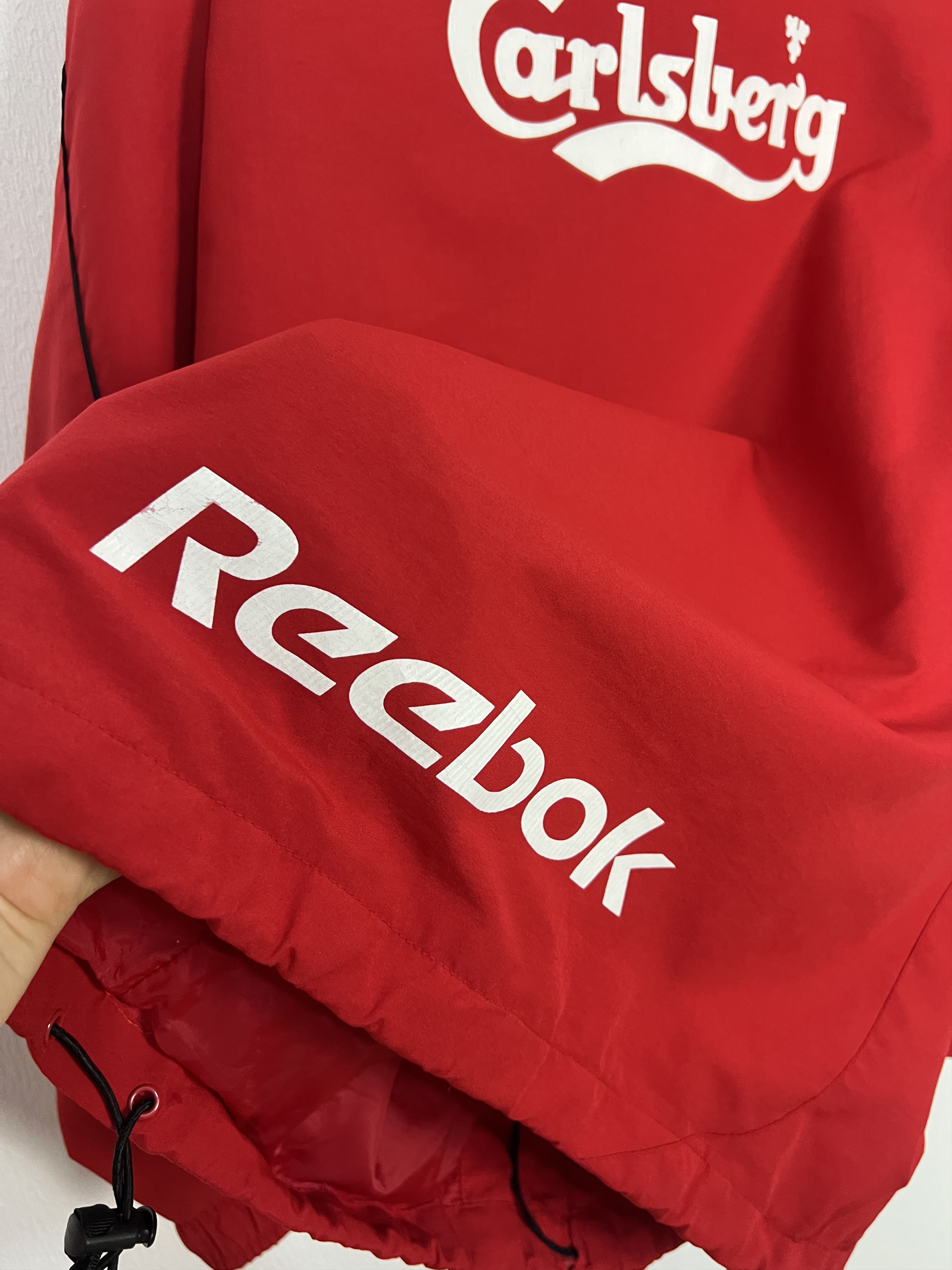 Reebok Vintage Liverpool Football Train Jacket Soccer Track Top Zip Size US L / EU 52-54 / 3 - 11 Thumbnail