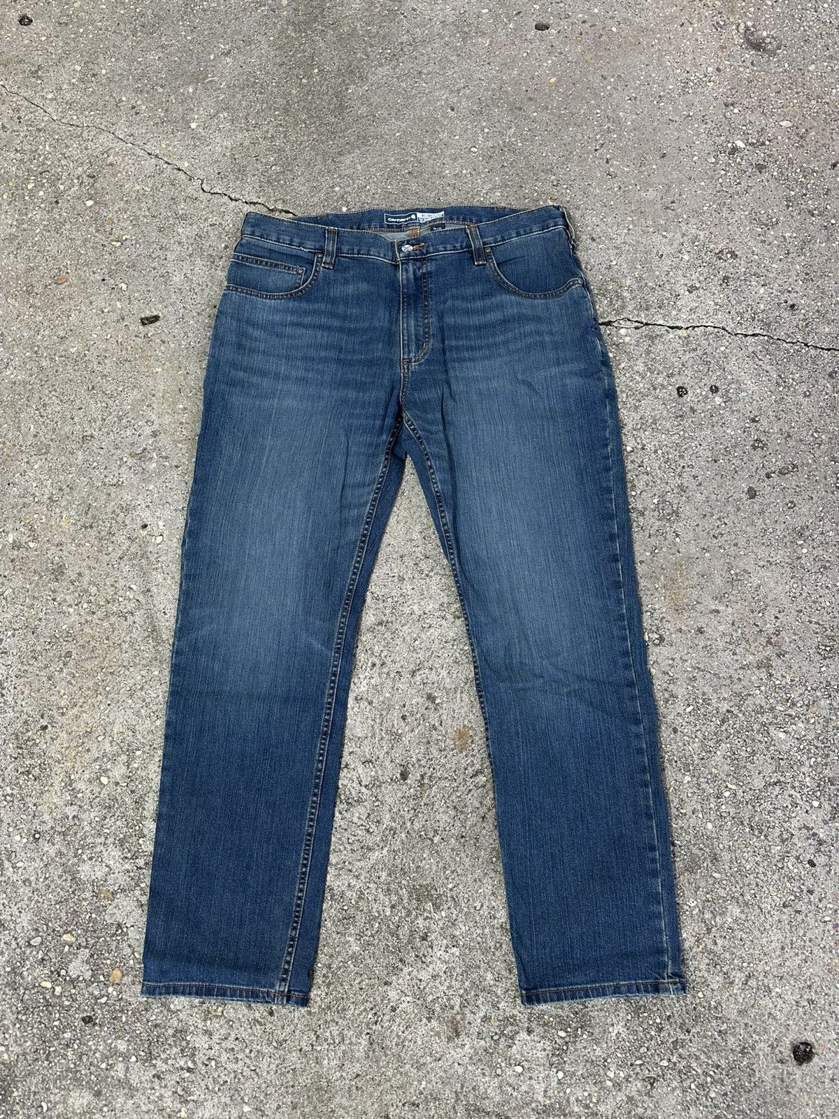 Carhartt RUGGED FLEX® RELAXED FIT LOW RISE 5POCKET TAPERED JEAN 38x30 Size US 38 / EU 54 - 1 Thumbnail