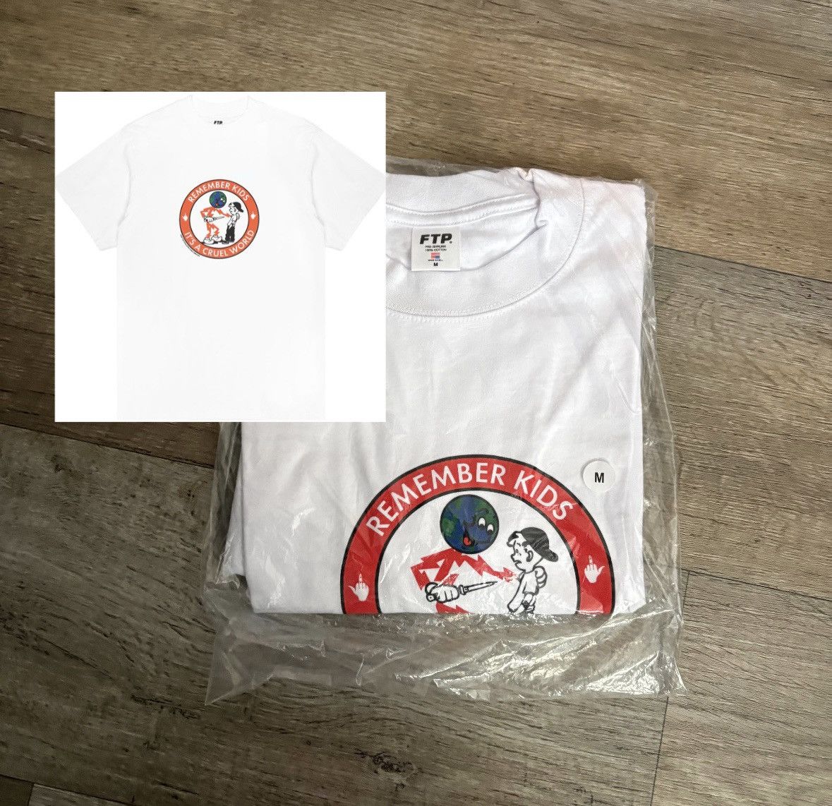 Fuck The Population Ftp Cruel World Tee Size US M / EU 48-50 / 2 - 1 Thumbnail