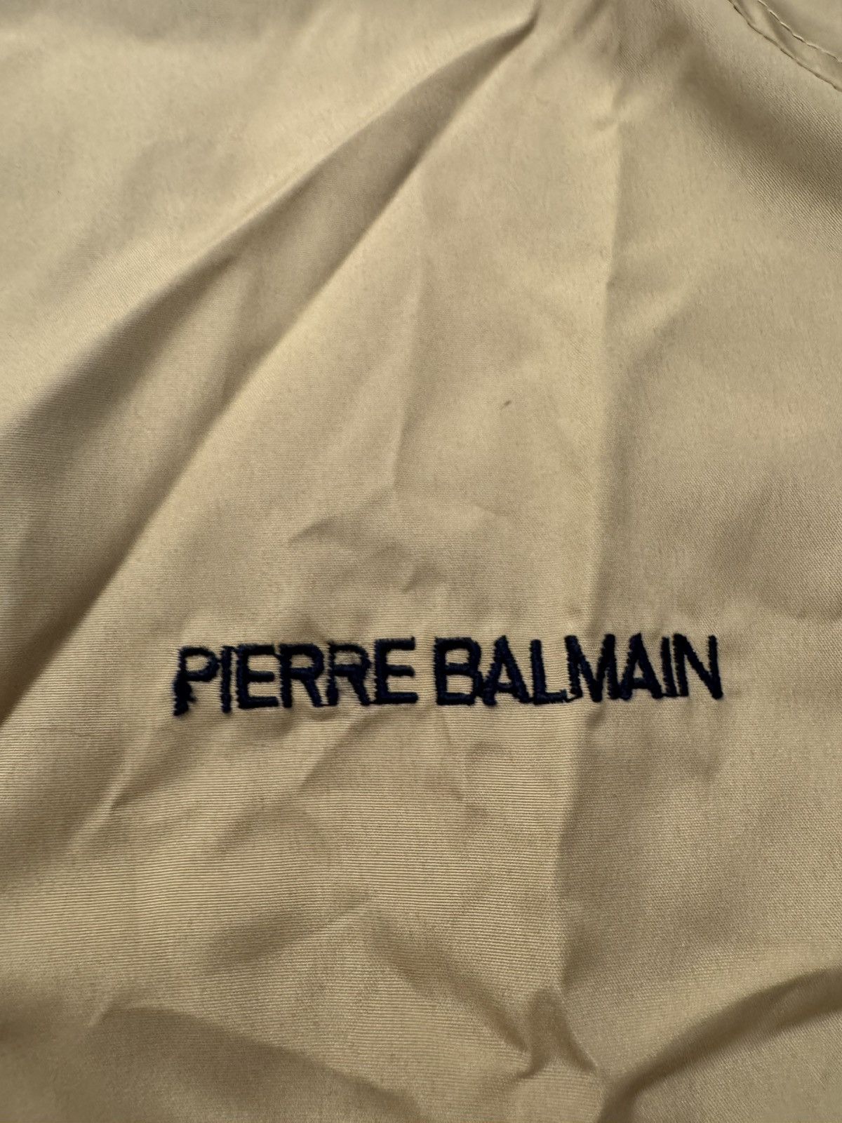 Pierre Balmain Pierre Balmain Vintage 90s Beige Light Jacket size XL Size US XL / EU 56 / 4 - 6 Thumbnail