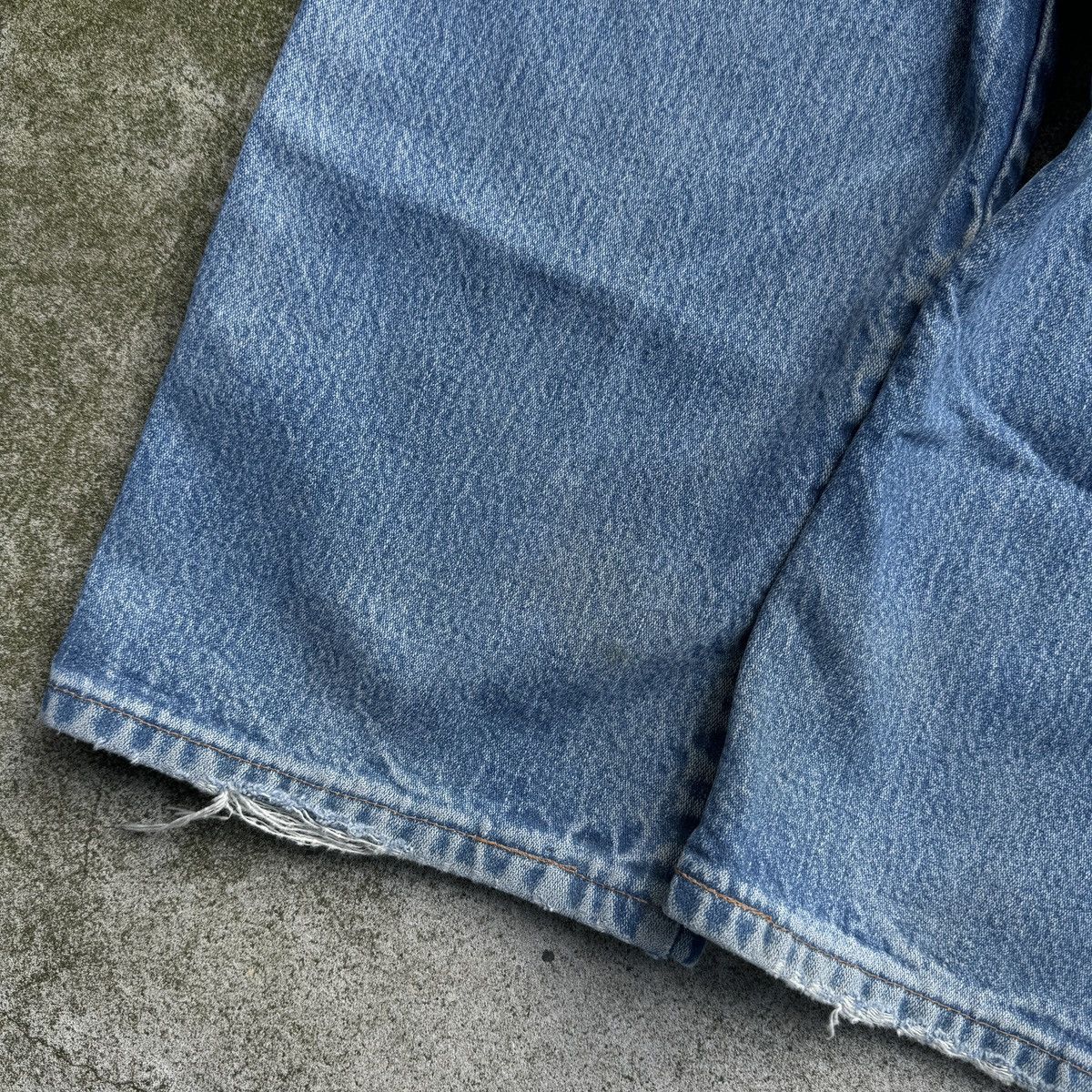 Vintage Sun Faded Thrashed Workwear Jeans ERD Grunge Distressed Size US 34 / EU 50 - 15 Thumbnail