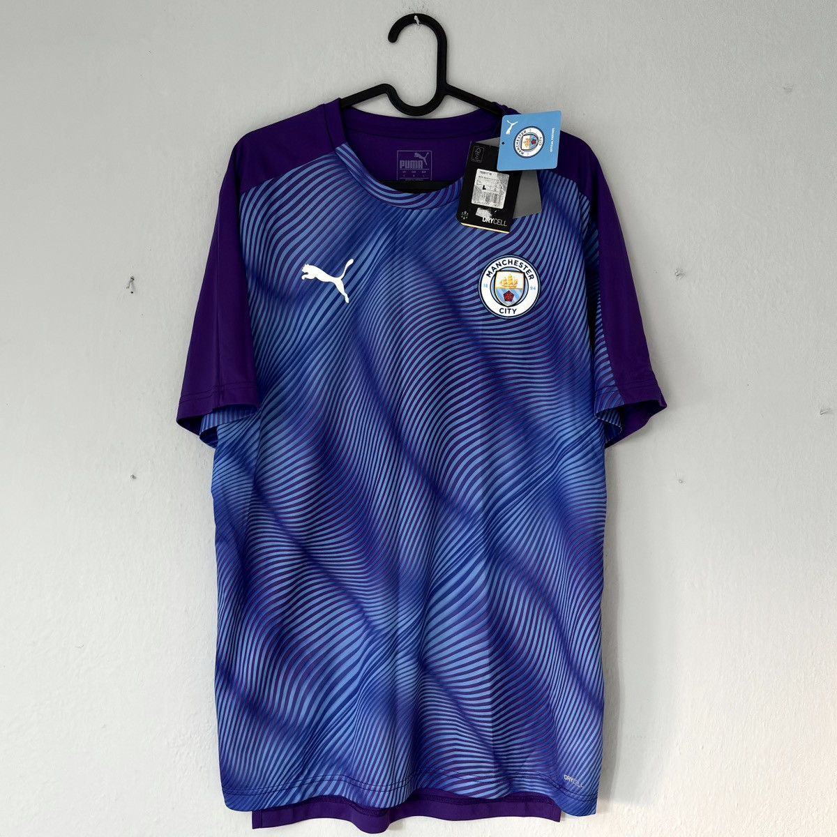 Puma 2019 2020 Manchester City Puma Training Kit Soccer Jersey FC Size US L / EU 52-54 / 3 - 2 Thumbnail