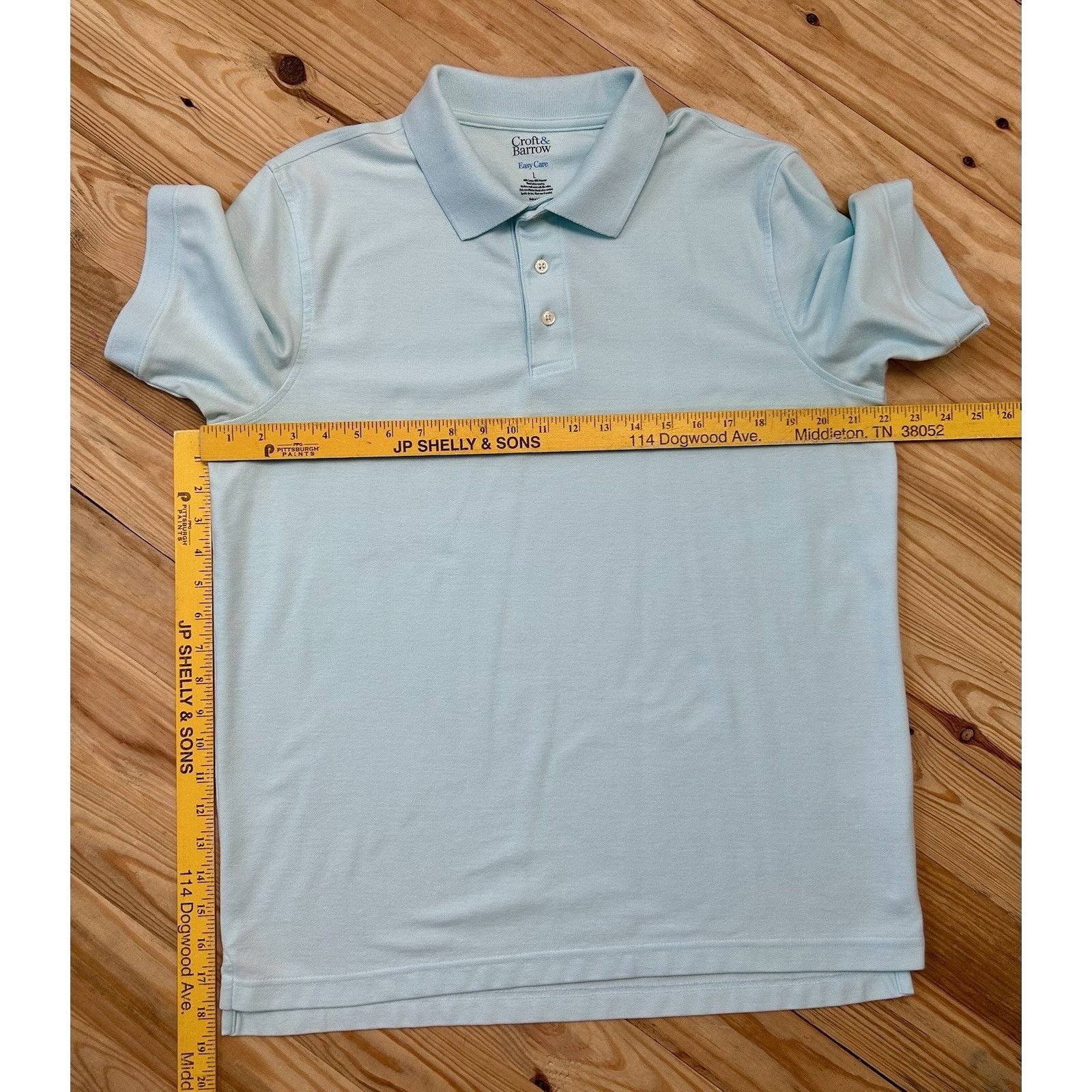 Croft & Barrow Croft & Barrow Men's Teal Blue Golf Signature Polo Shirt L Size US L / EU 52-54 / 3 - 4 Thumbnail