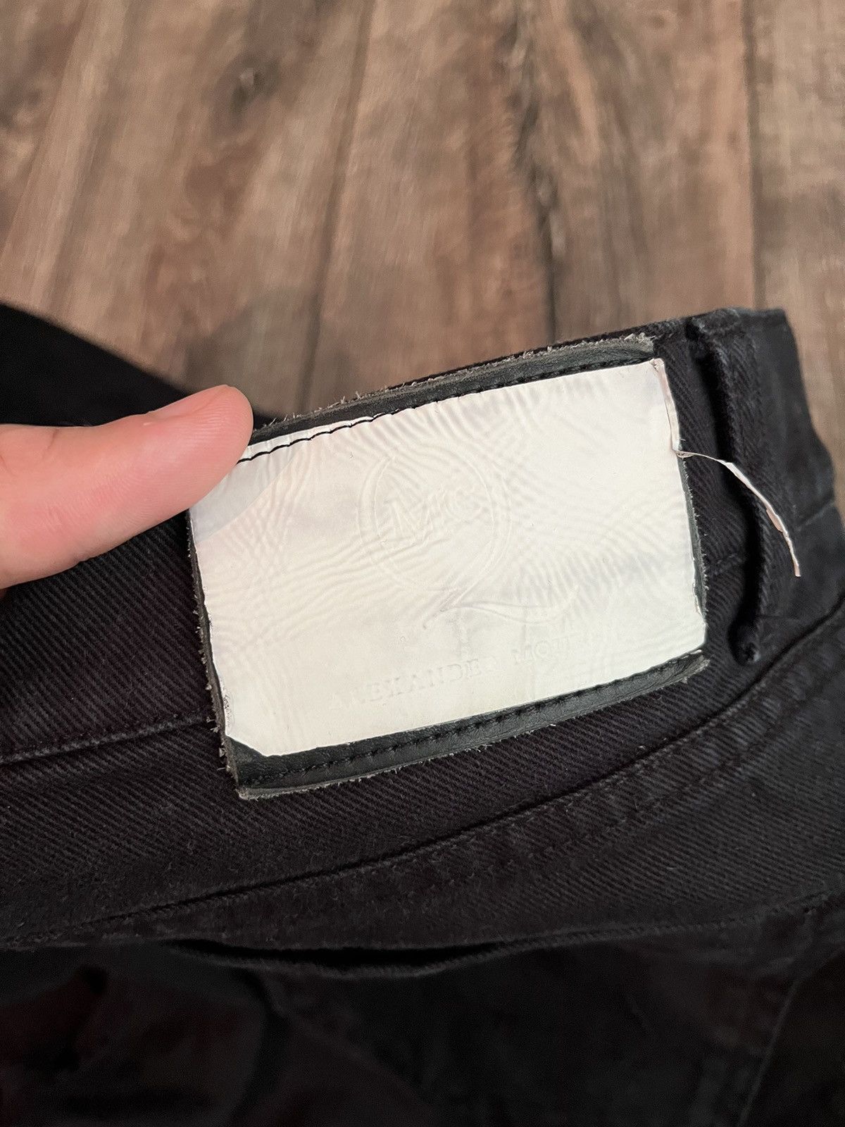 Alexander McQueen Alexander McQueen Swallow Logo Slim Fit Jeans MCQ Size US 38 / EU 54 - 7 Thumbnail