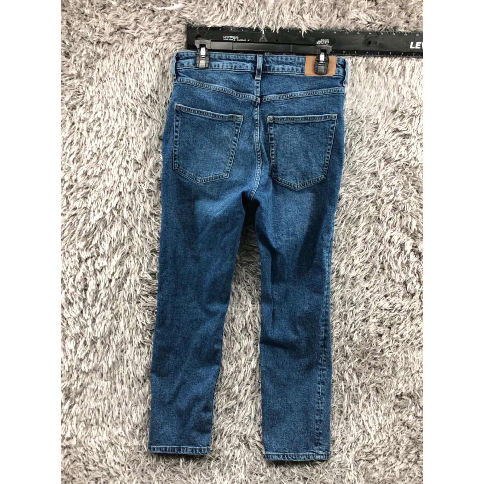 H&M VINTAGE H&M Slim Jeans Womens Jeans 10 Blue Medium Wash 27 Inseam 5-Pocket Design Womens Size 32" / US 10 / IT 46 - 5 Thumbnail