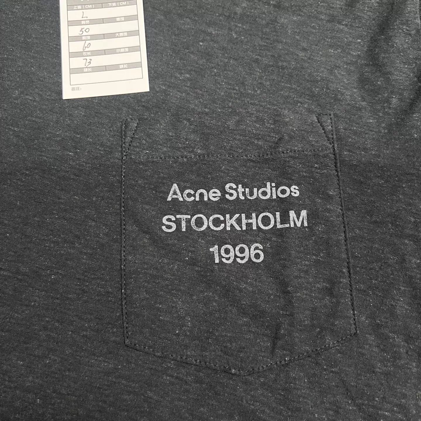 Acne Studios Acne Studios FW25 1996 sml logo crew longsleeve new L Size L / US 10 / IT 46 - 2 Thumbnail
