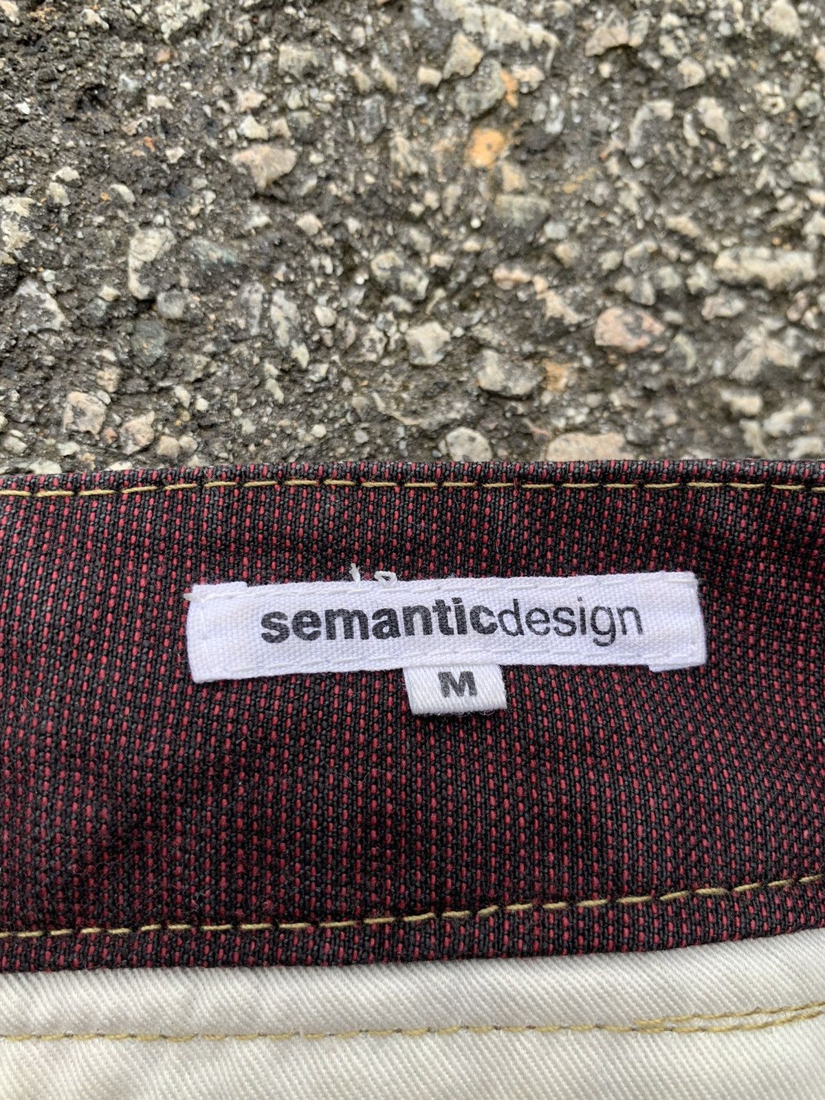 If Six Was Nine FLARE💥 SEMANTIC DESIGN PUNK STYLE MUDMAX DISTRESSED DENIM🎌☠️ Size US 31 - 20 Thumbnail