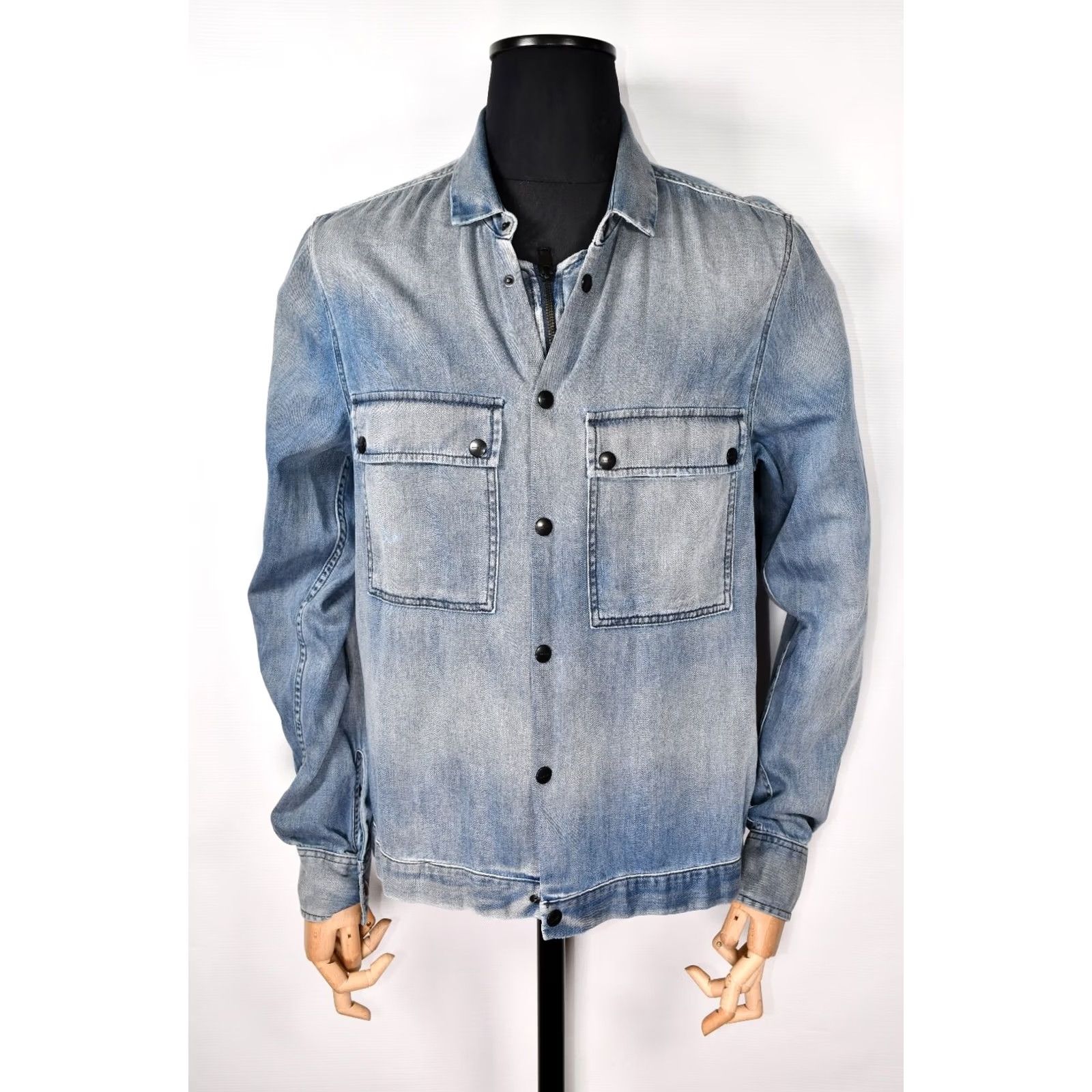 Diesel Diesel D-ZEY Denim Jacket Men's XL Blue Size US XL / EU 56 / 4 - 2 Thumbnail