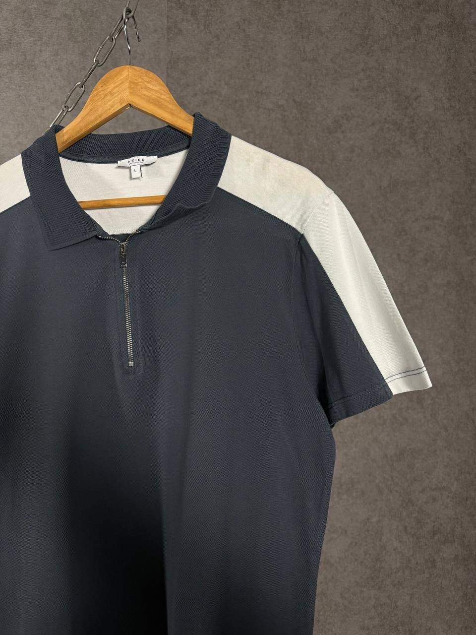 Reiss Reiss designer zip polo tee Size US L / EU 52-54 / 3 - 2 Thumbnail