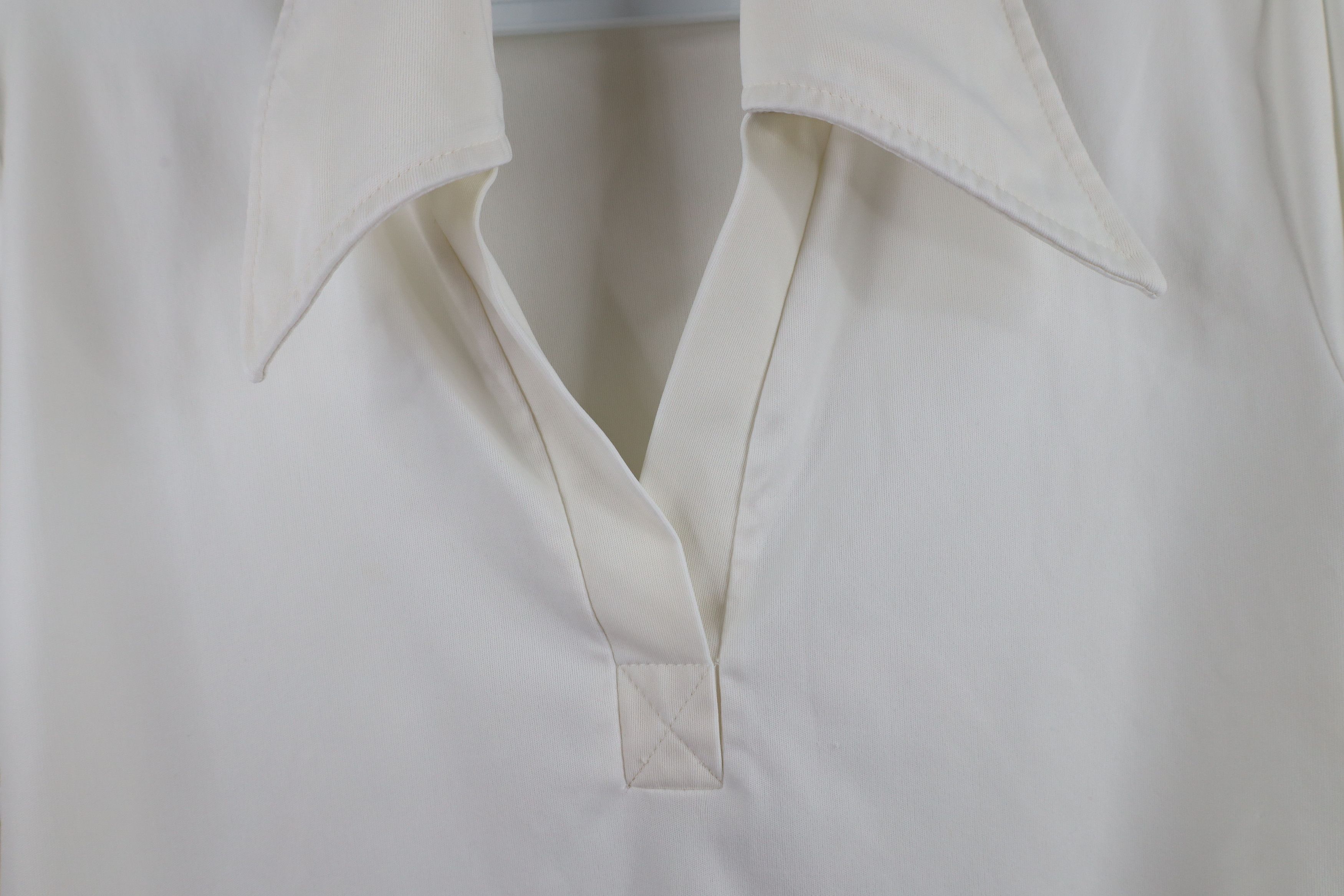 Vintage Vintage 70s Streetwear Sheer Knit Collared Polo Shirt Size M / US 6-8 / IT 42-44 - 7 Thumbnail