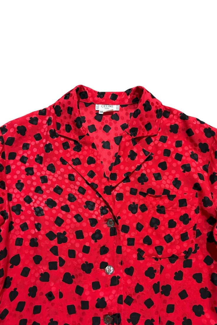 Celine Vintage celine button up shirt Size XS / US 0-2 / IT 36-38 - 3 Thumbnail